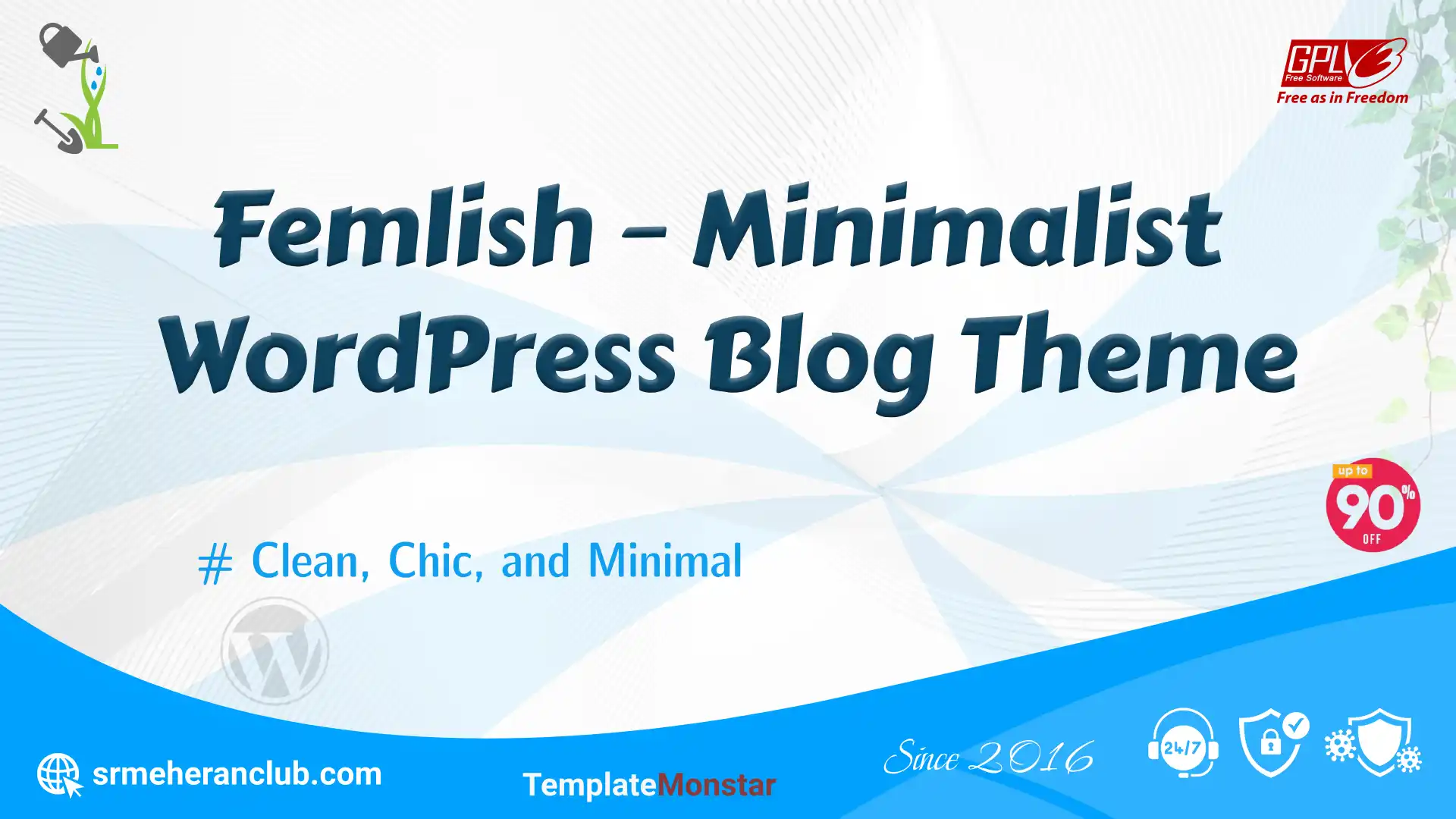 Femlish – Minimalist WordPress Blog Theme — Theme by Templatemonster