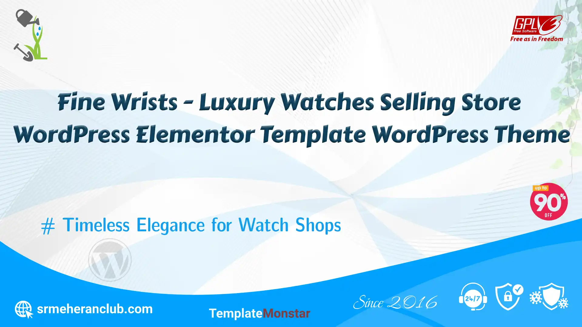 Fine Wrists – Luxury Watches Selling Store WordPress Elementor Template WordPress Theme — Theme by Templatemonster