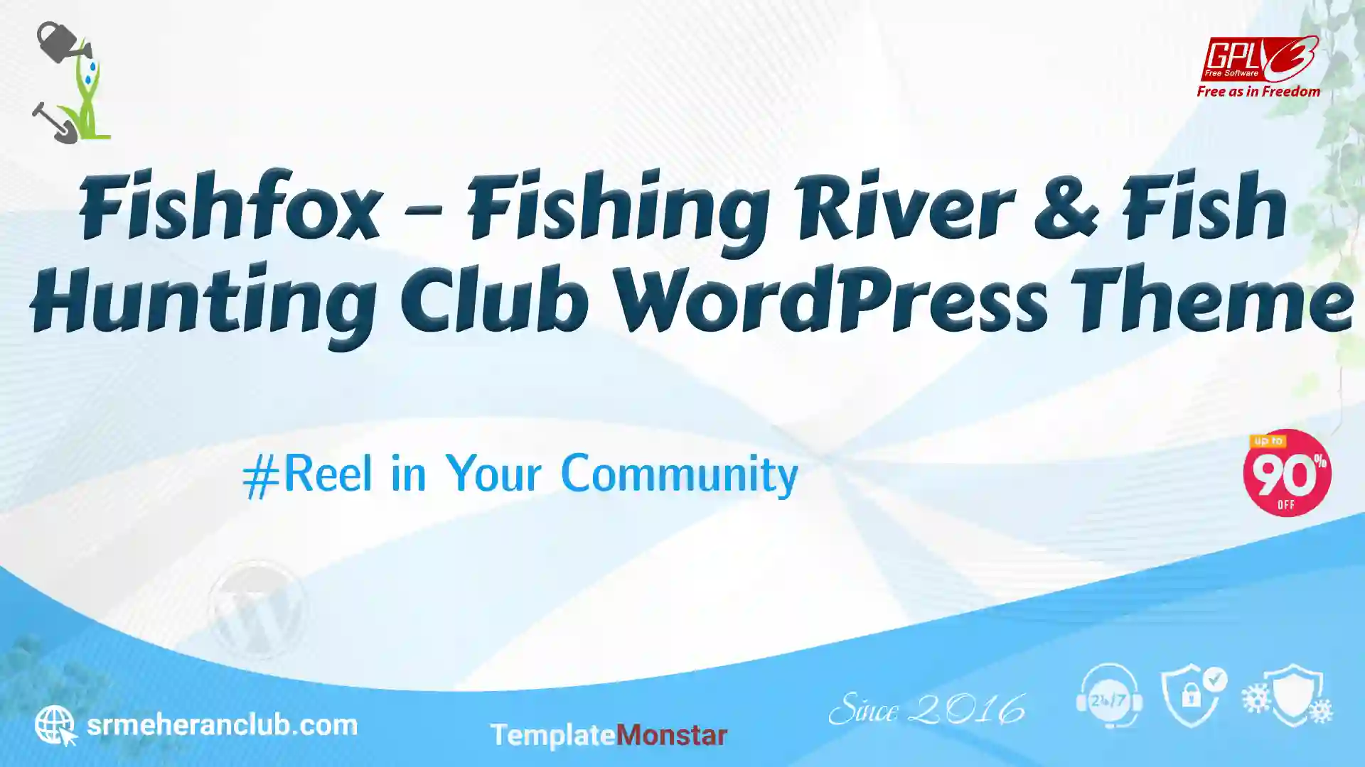 Fishfox – Fishing River & Fish Hunting Club WordPress Theme — Theme by Templatemonster