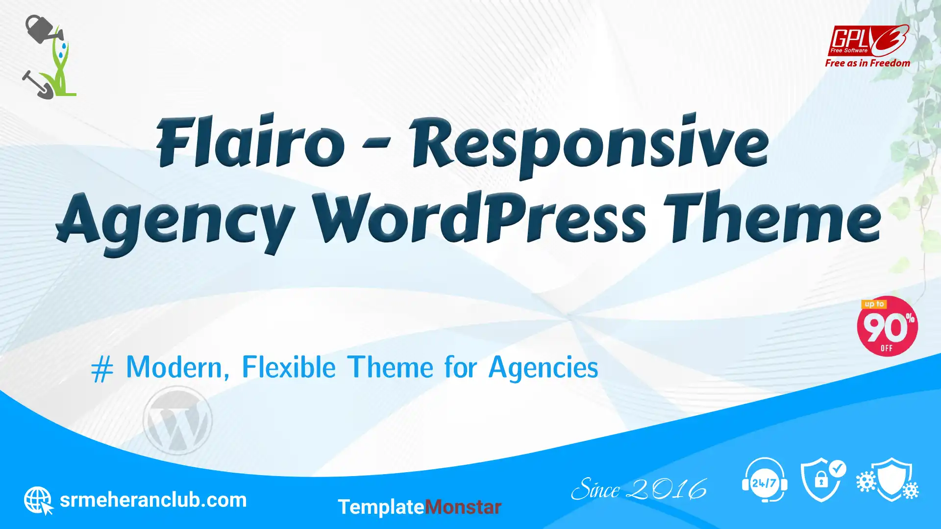 Flairo – Responsive Agency WordPress Theme — Theme by Templatemonster