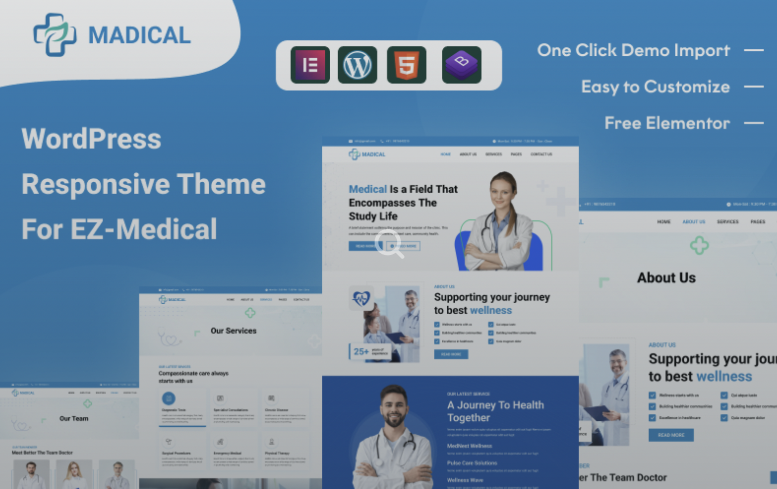 EZ Medical: Enhance Your Healthcare Services with the EZ Medical WordPress Theme