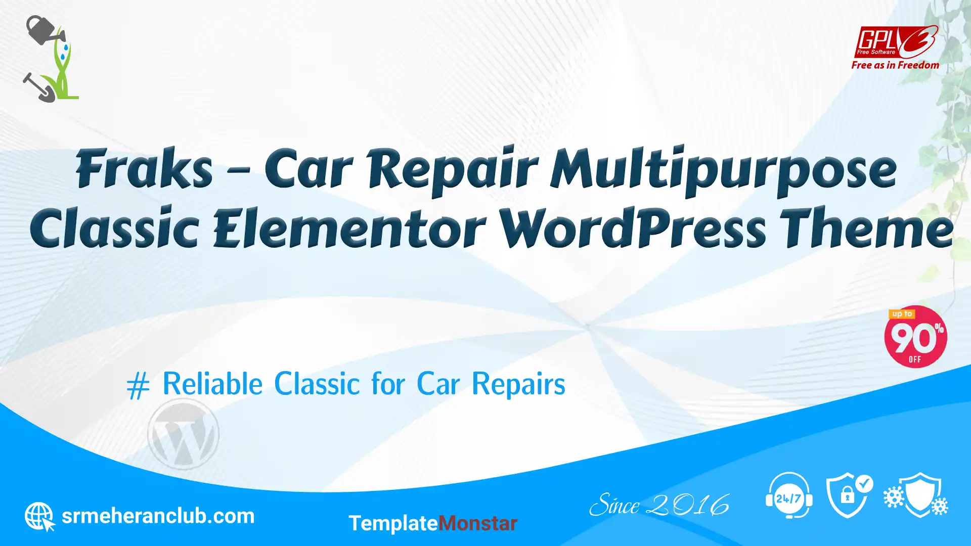 Fraks – Car Repair Multipurpose Classic Elementor WordPress Theme — Theme by Templatemonster