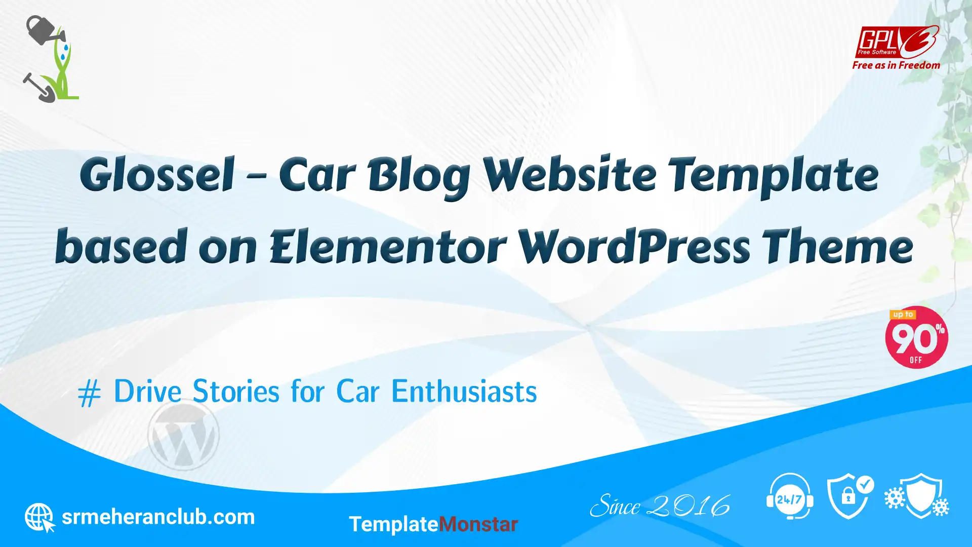 Glossel – Car Blog Website Template based on Elementor WordPress Theme — Theme by Templatemonster