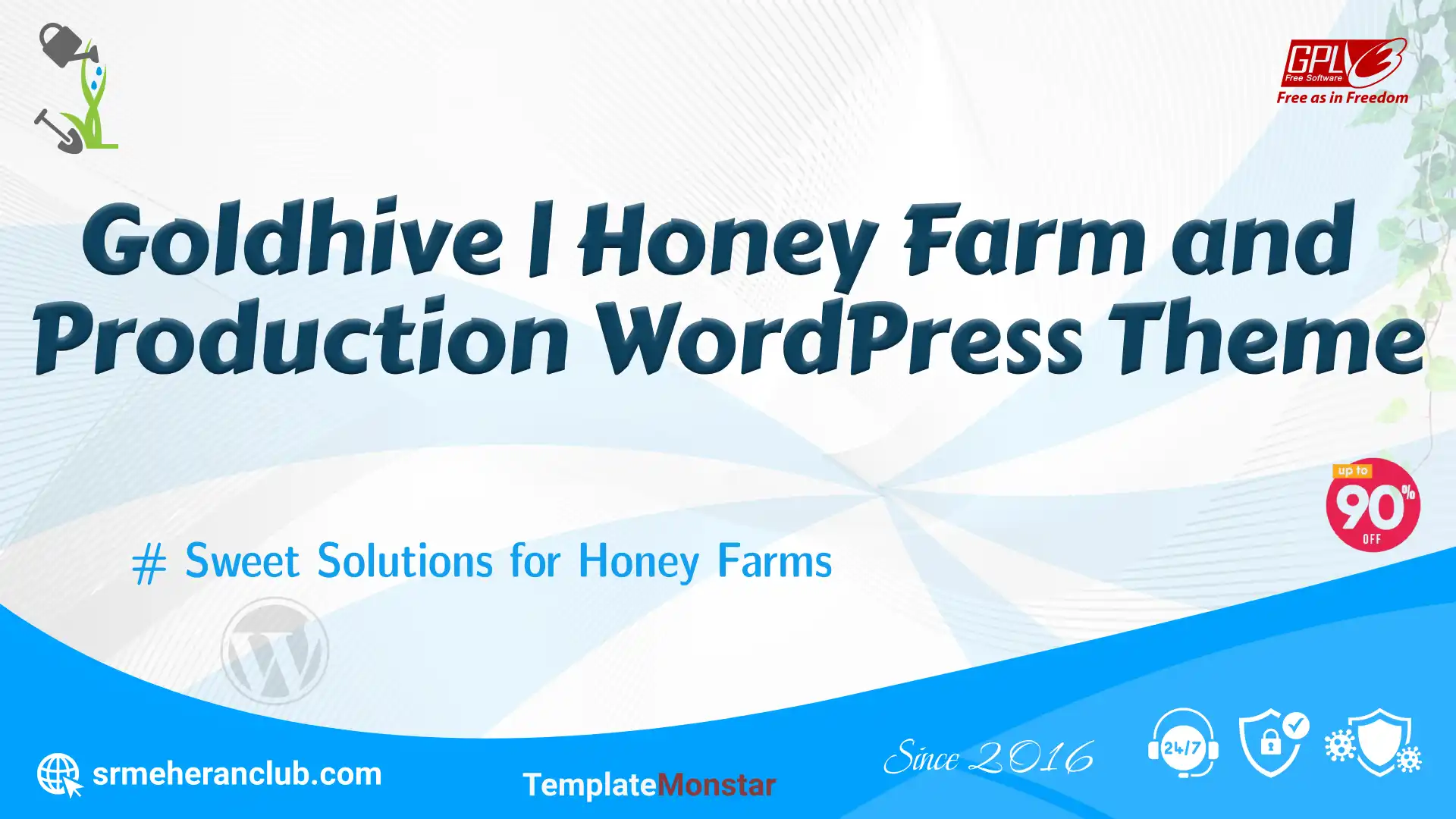 Goldhive | Honey Farm and Production WordPress Theme — Theme by Templatemonster