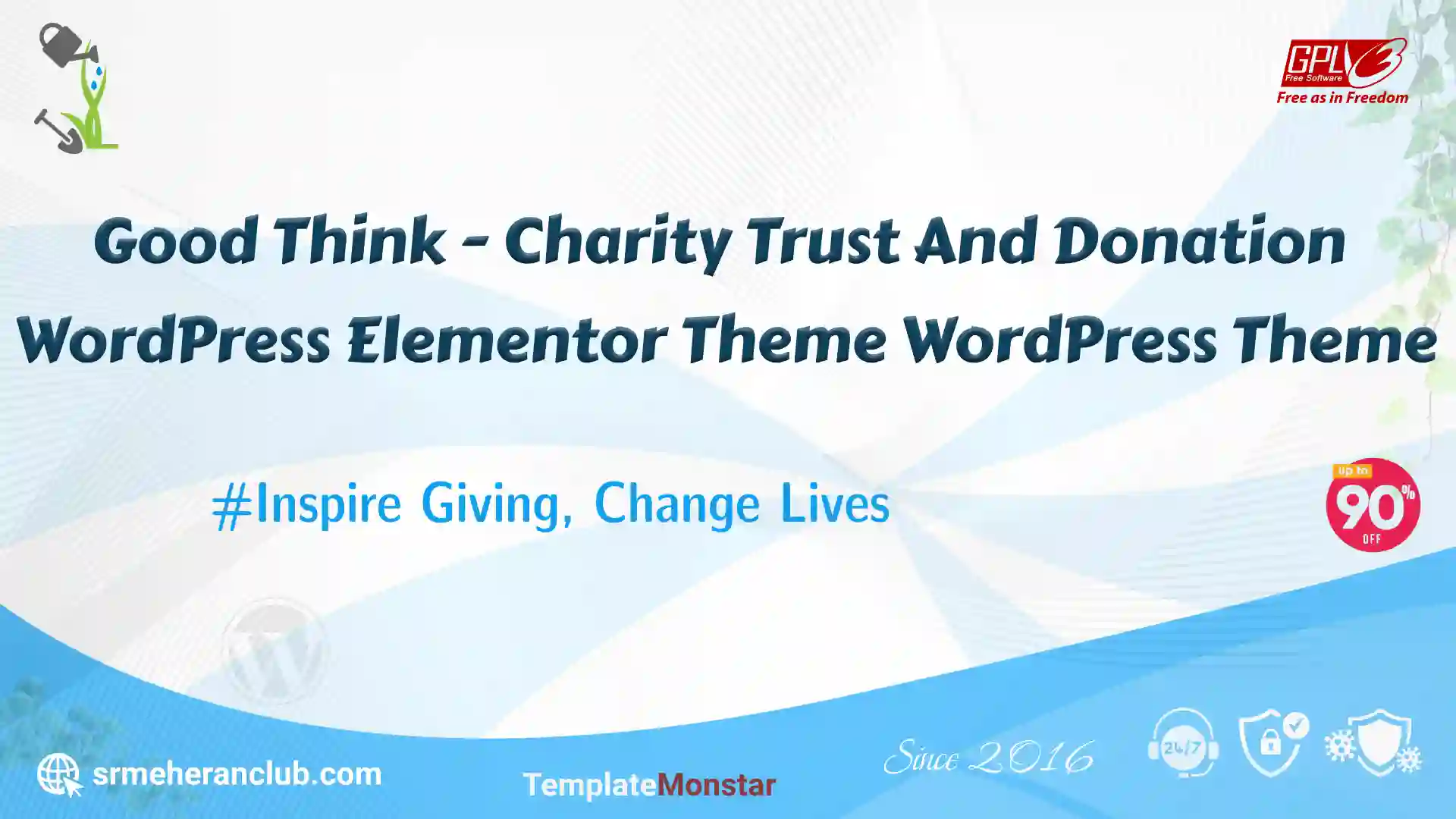 Good Think – Charity Trust And Donation WordPress Elementor Theme WordPress Theme — Theme by Templatemonster