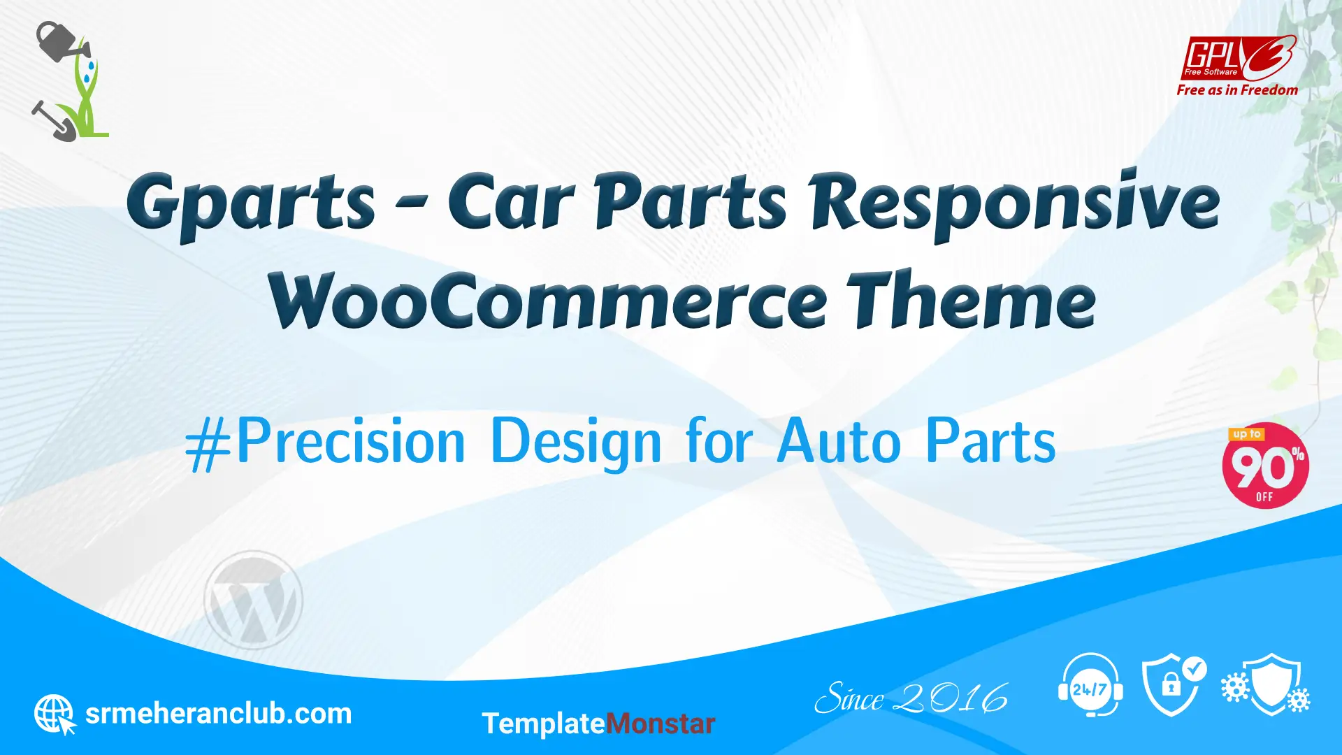 Gparts – Car Parts Responsive WooCommerce Theme — Theme by Templatemonster