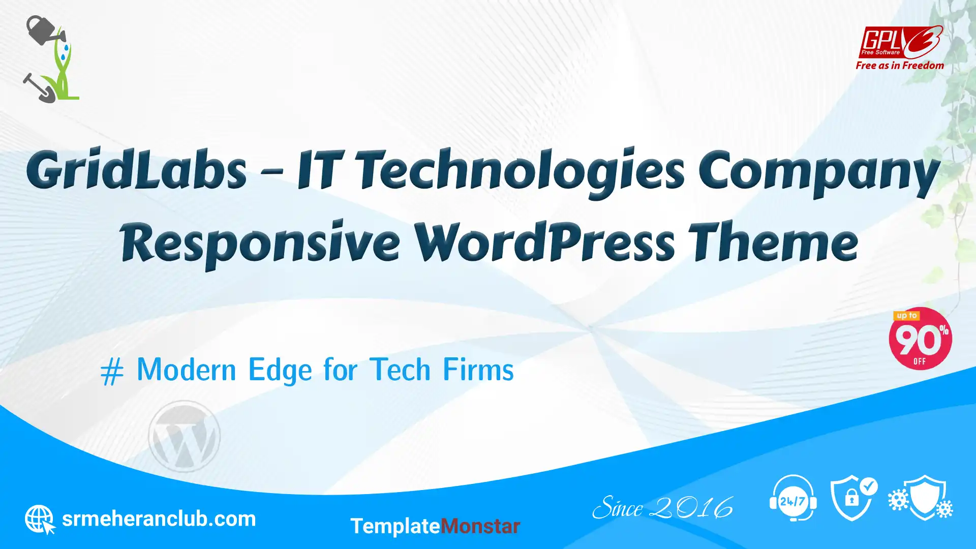 GridLabs – IT Technologies Company Responsive WordPress Theme — Theme by Templatemonster
