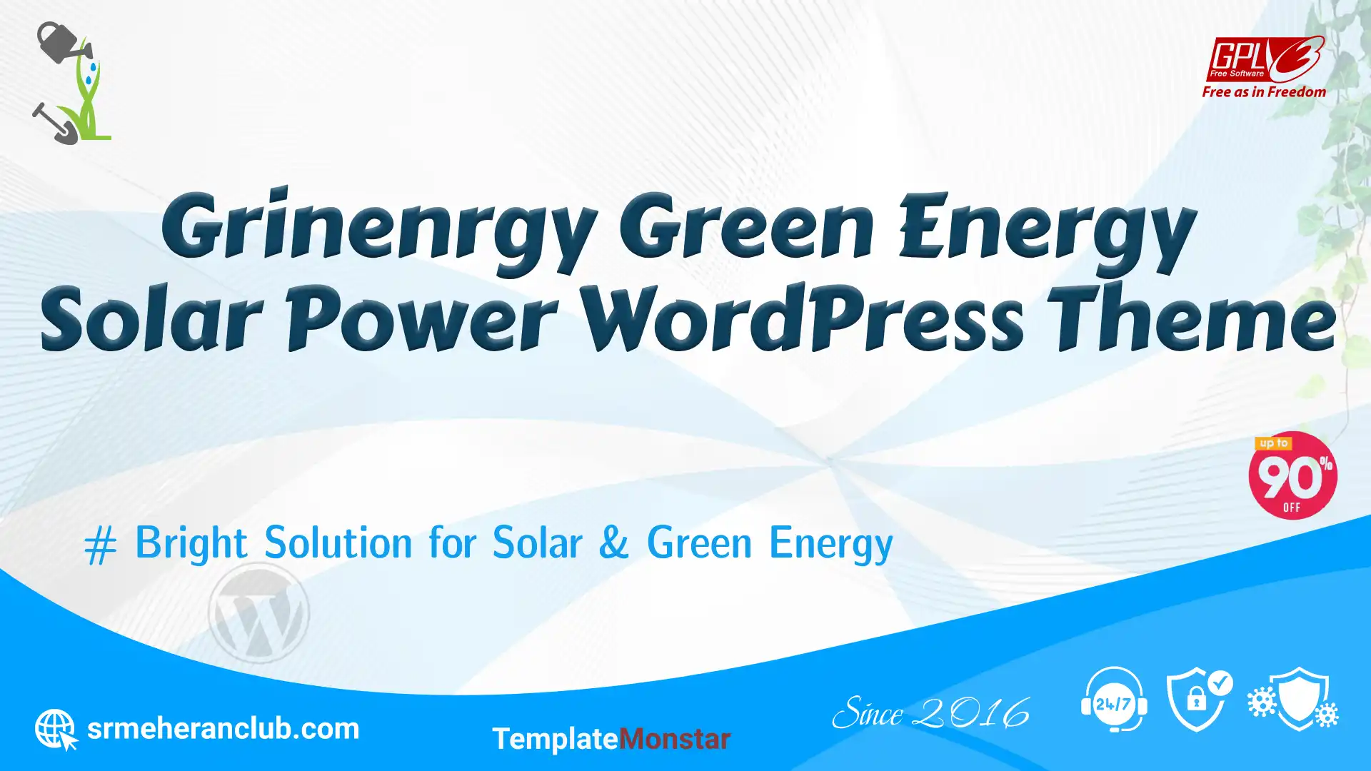 Grinenrgy Green Energy Solar Power WordPress Theme — Theme by Templatemonster