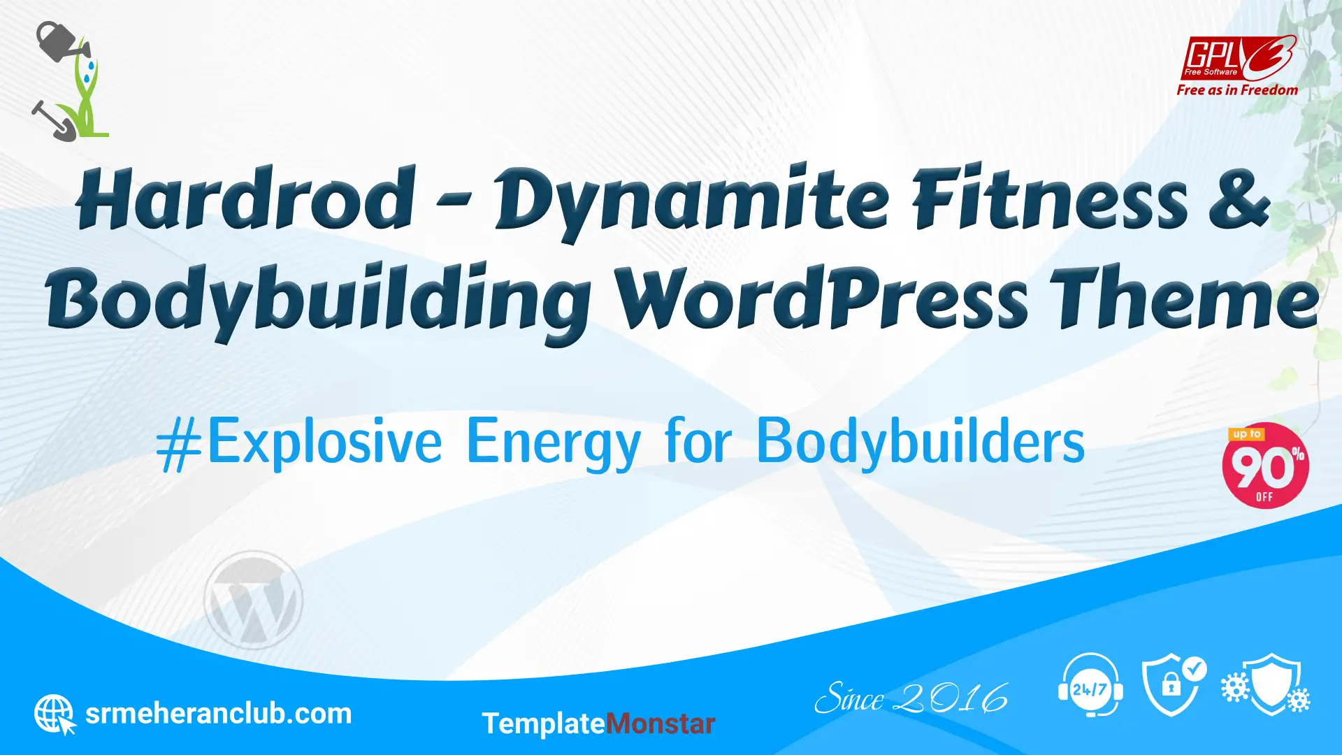 Hardrod – Dynamite Fitness & Bodybuilding WordPress Theme — Theme by Templatemonster