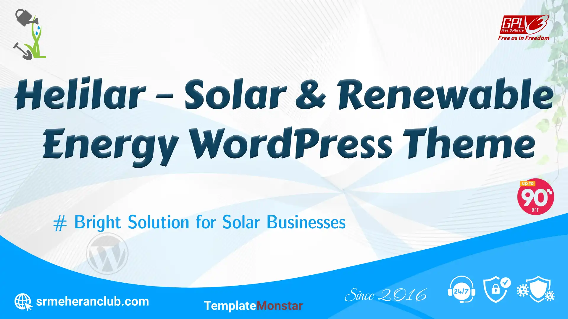 Helilar – Solar & Renewable Energy WordPress Theme — Theme by Templatemonster