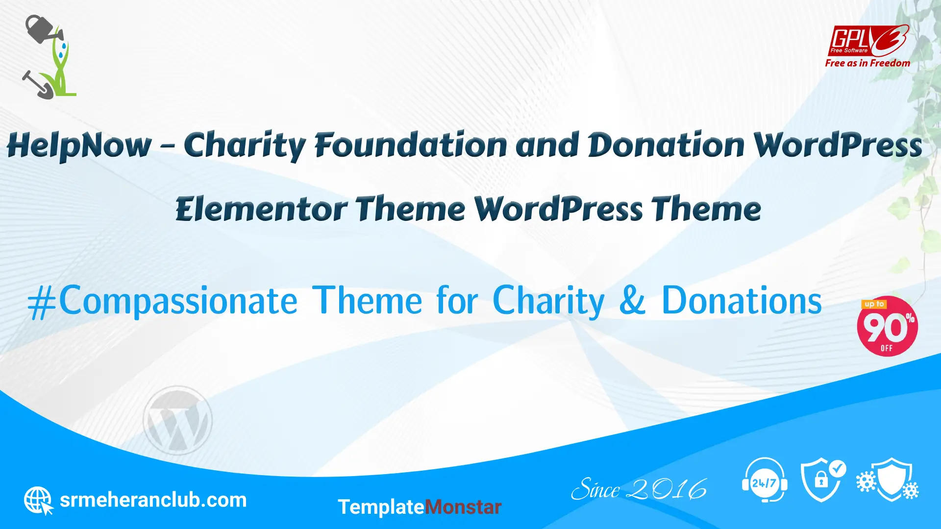 HelpNow – Charity Foundation and Donation WordPress Elementor Theme WordPress Theme