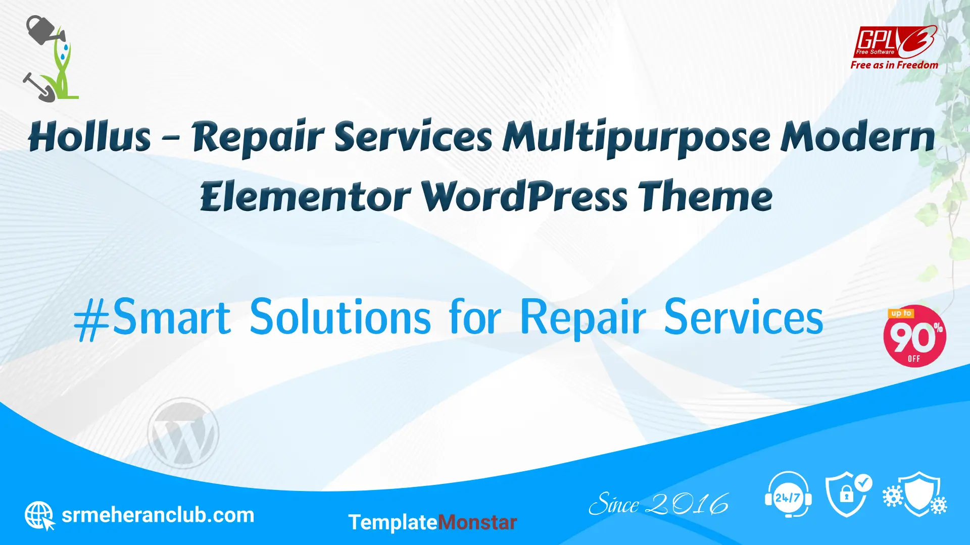 Hollus – Repair Services Multipurpose Modern Elementor WordPress Theme — Theme by Templatemonster