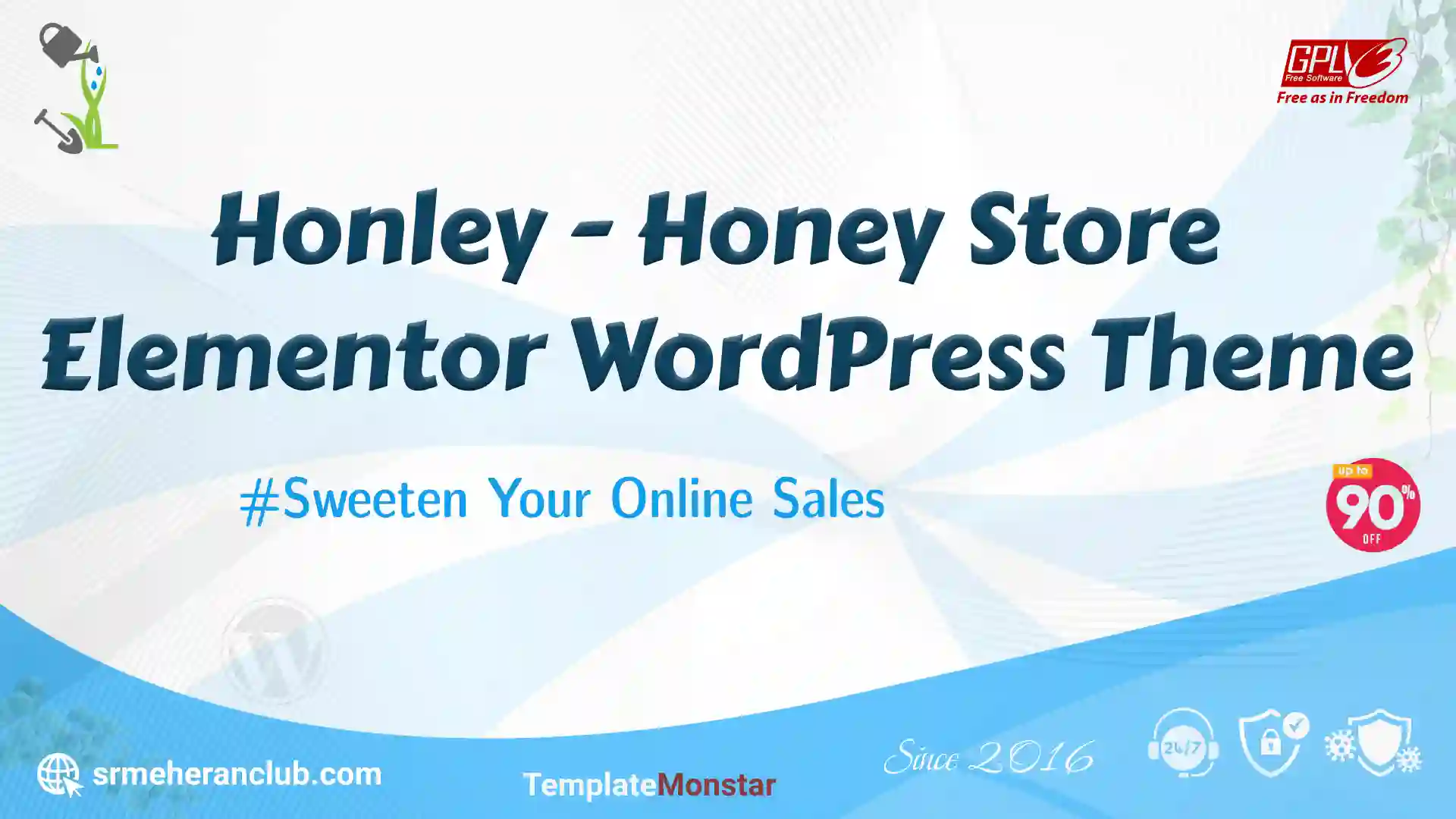 Honley – Honey Store Elementor WordPress Theme — Theme by Templatemonster