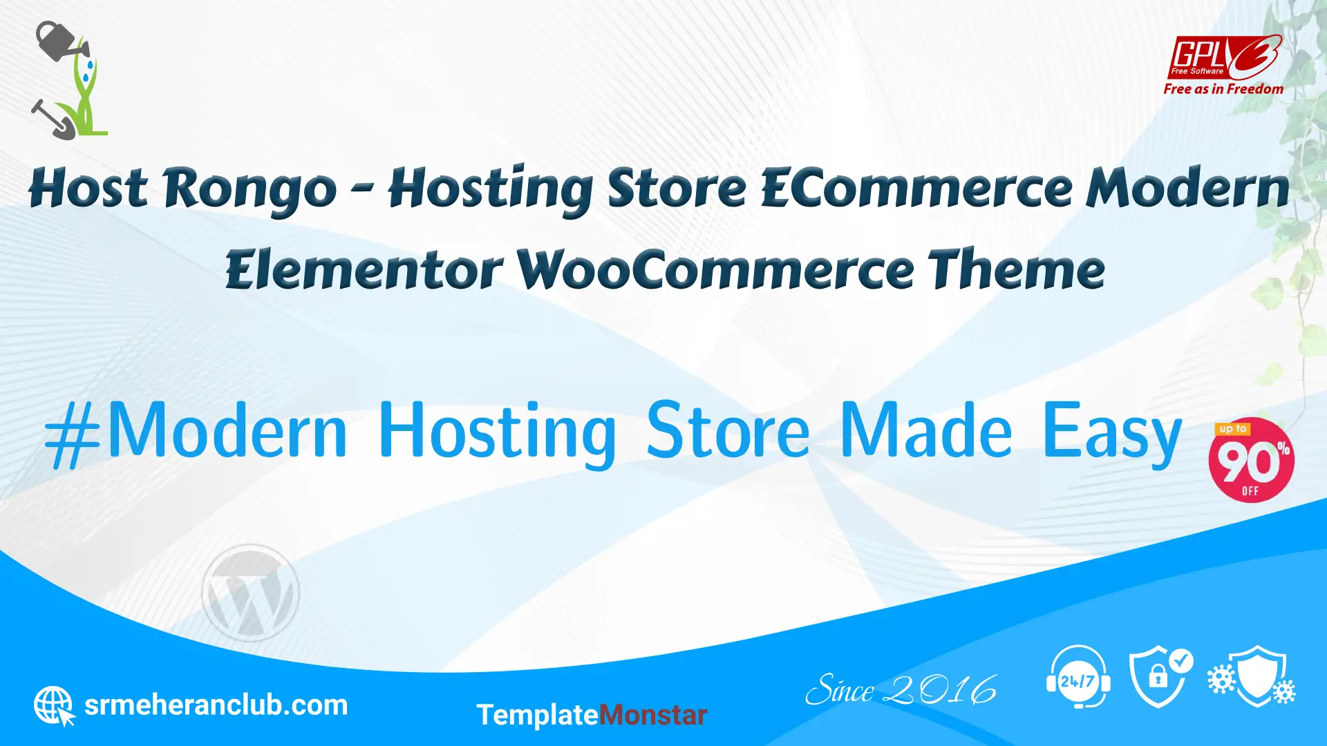 Host Rongo – Hosting Store ECommerce Modern Elementor WooCommerce Theme — Theme by Templatemonster