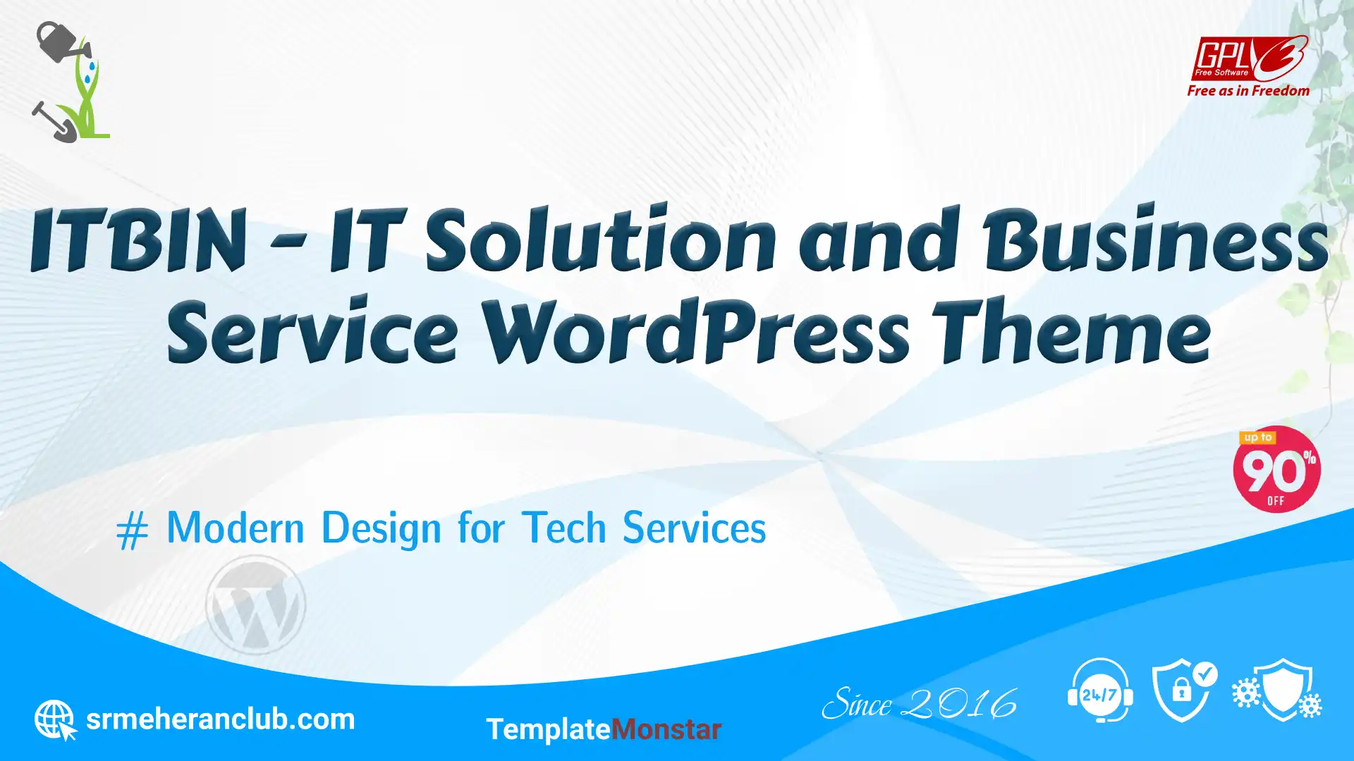 ITBIN – IT Solution and Business Service WordPress Theme — Theme by Templatemonster