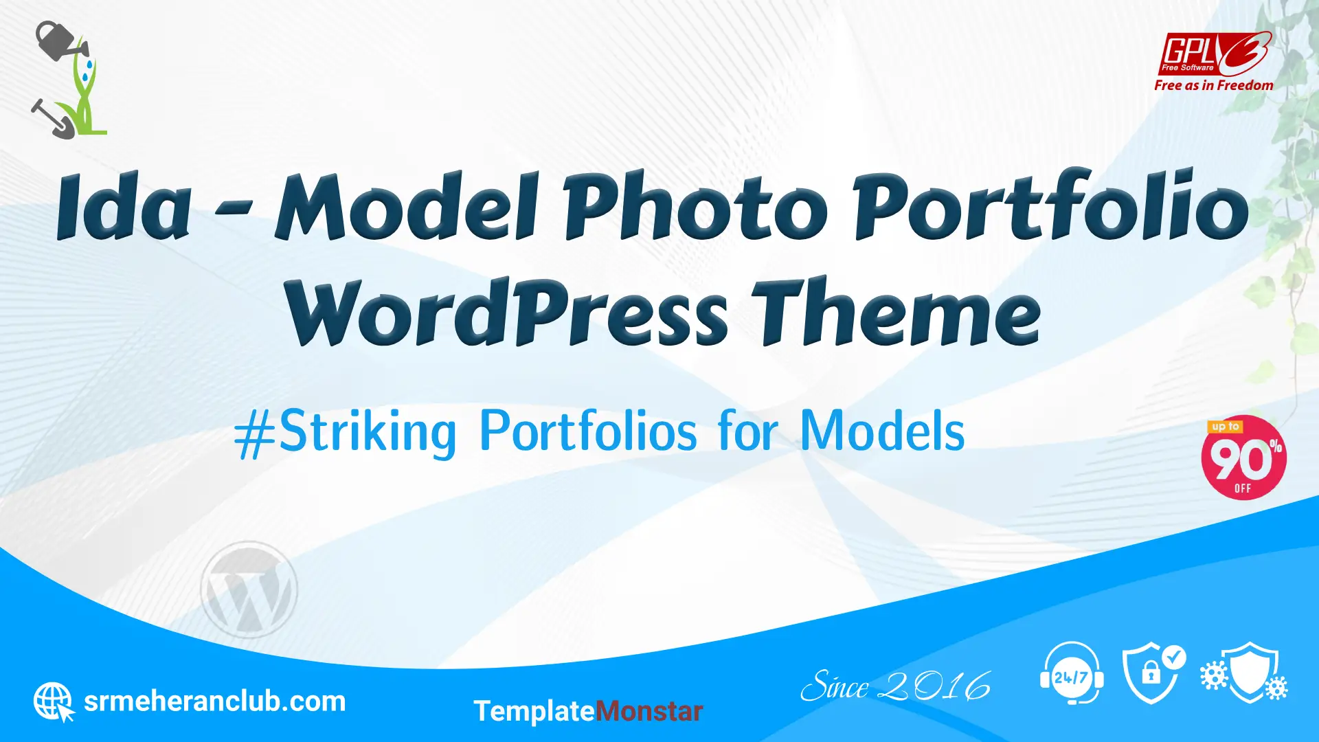 Ida – Model Photo Portfolio WordPress Theme — Theme by Templatemonster