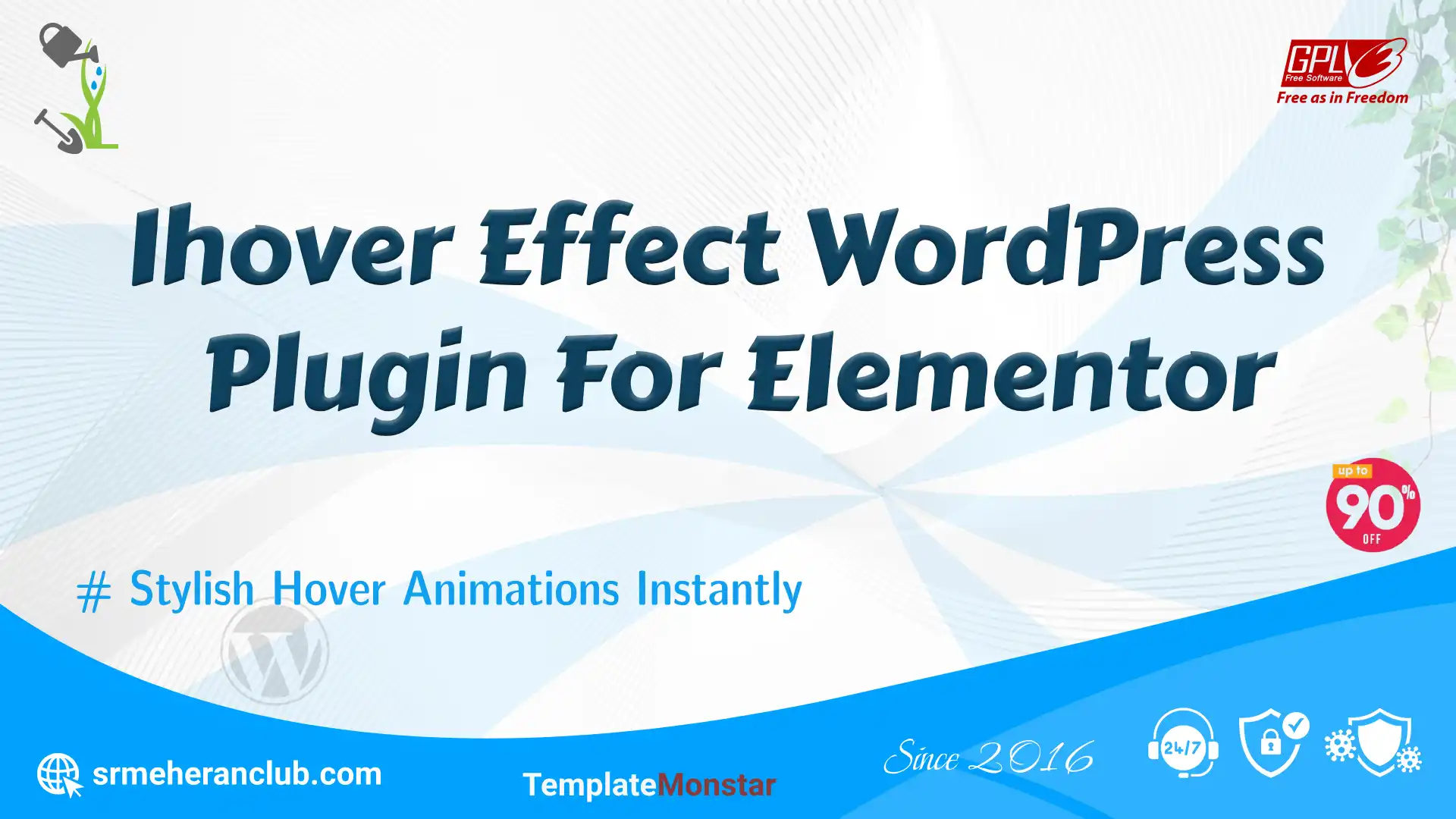 Ihover Effect WordPress Plugin For Elementor