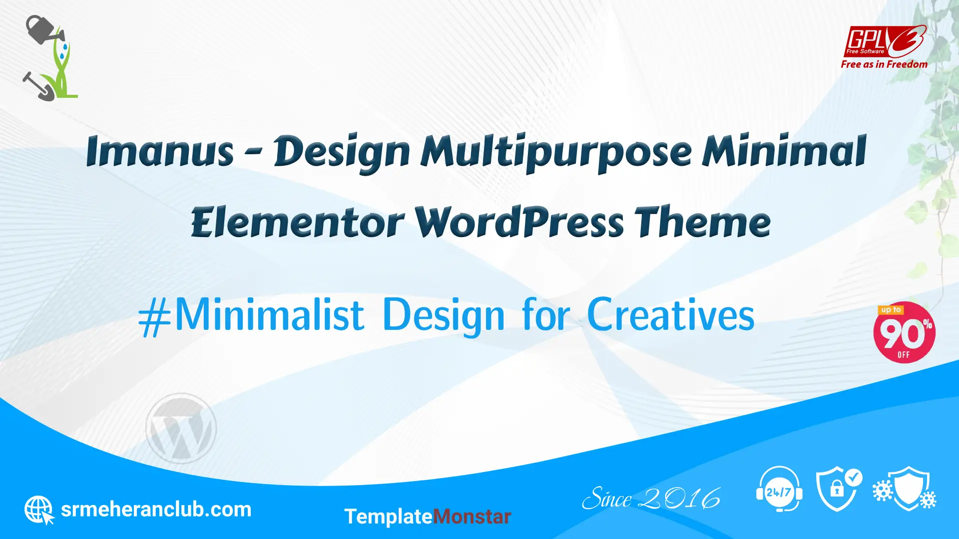 Imanus – Design Multipurpose Minimal Elementor WordPress Theme — Theme by Templatemonster