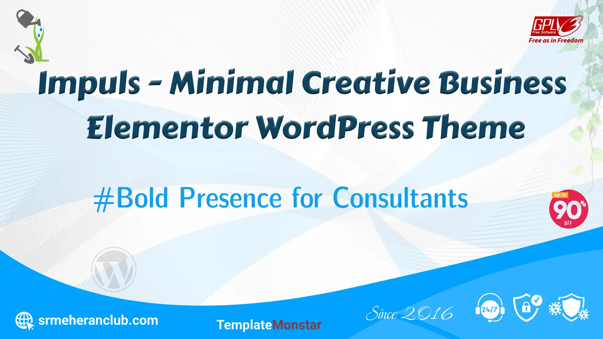 Impuls – Minimal Creative Business Elementor WordPress Theme — Theme by Templatemonster