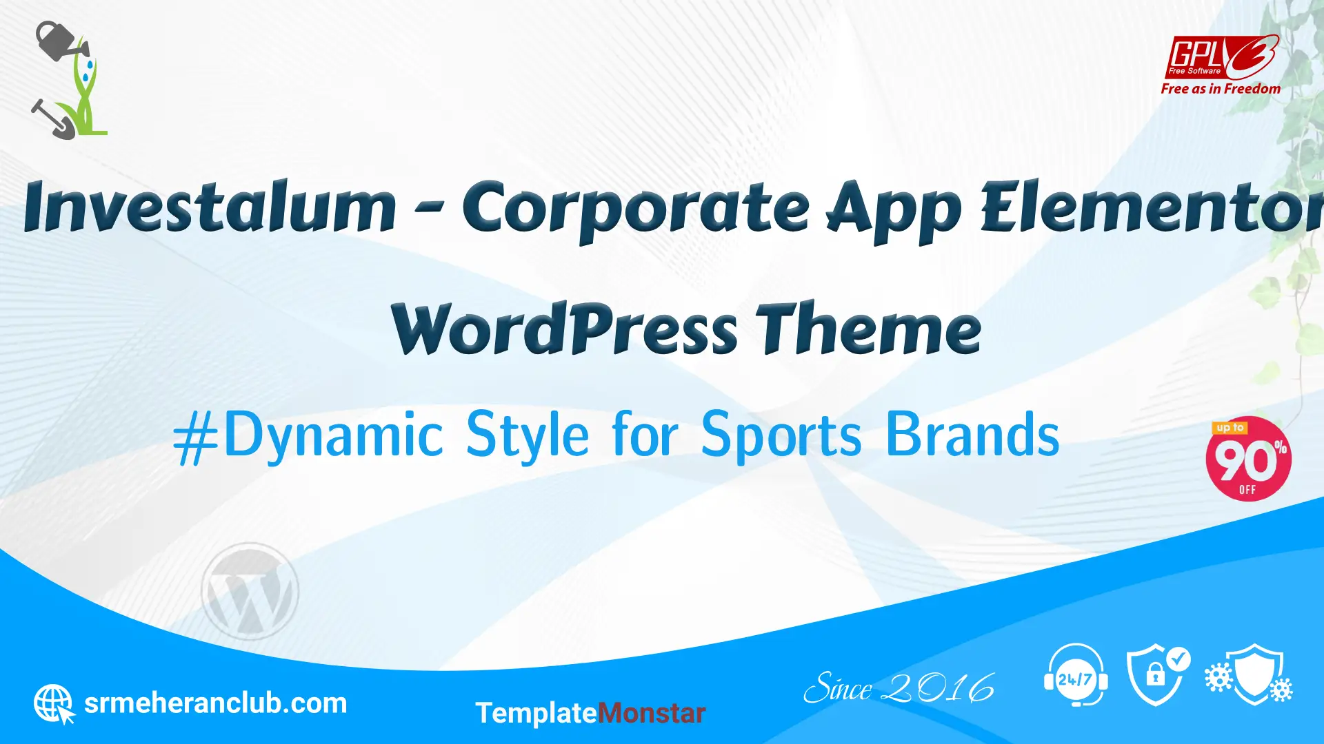 Investalum – Corporate App Elementor WordPress Theme — Theme by Templatemonster