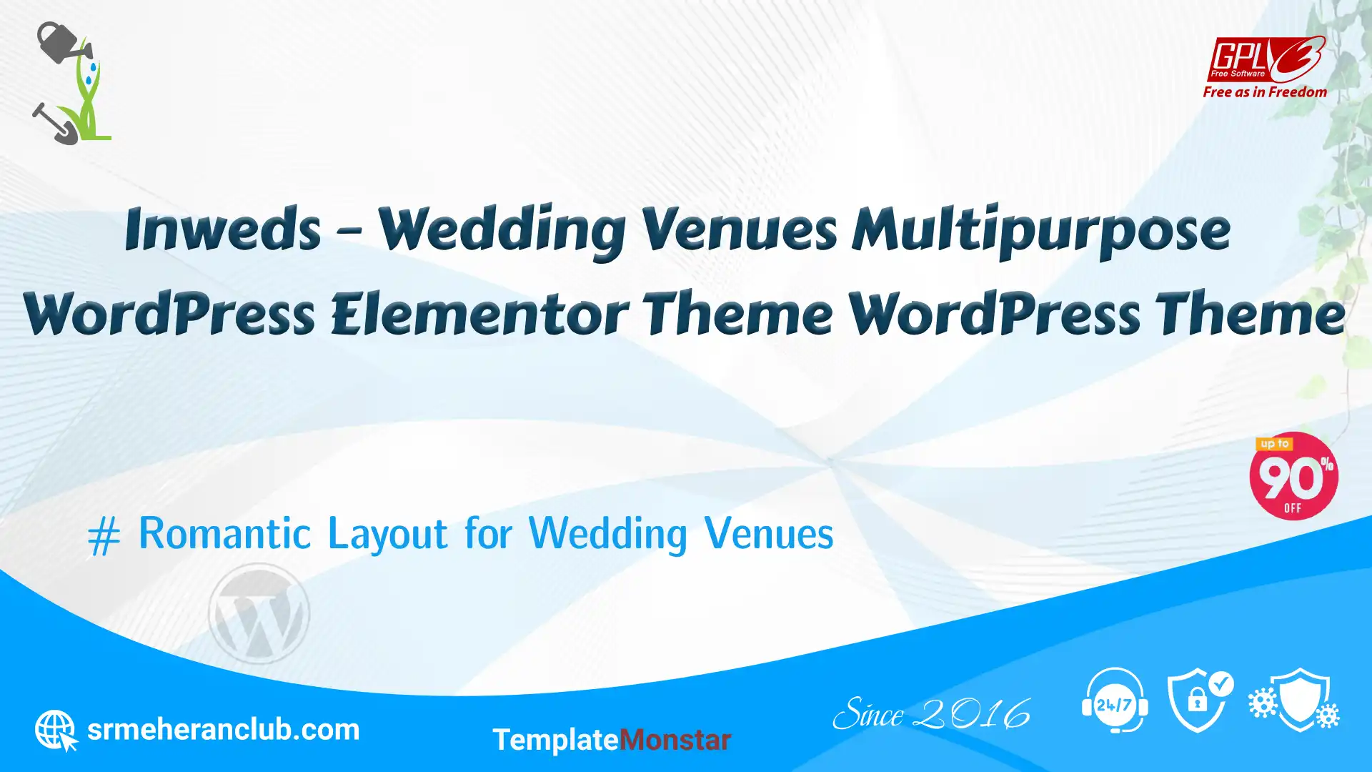 Inweds – Wedding Venues Multipurpose WordPress Elementor Theme WordPress Theme