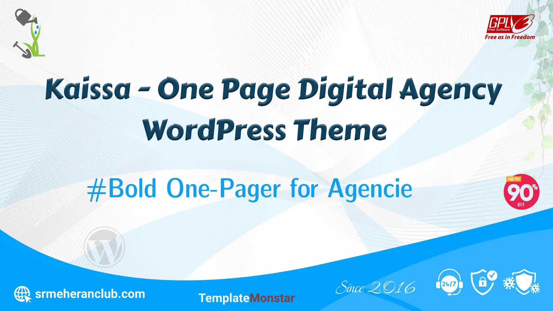 Kaissa – One Page Digital Agency WordPress Theme — Theme by Templatemonster