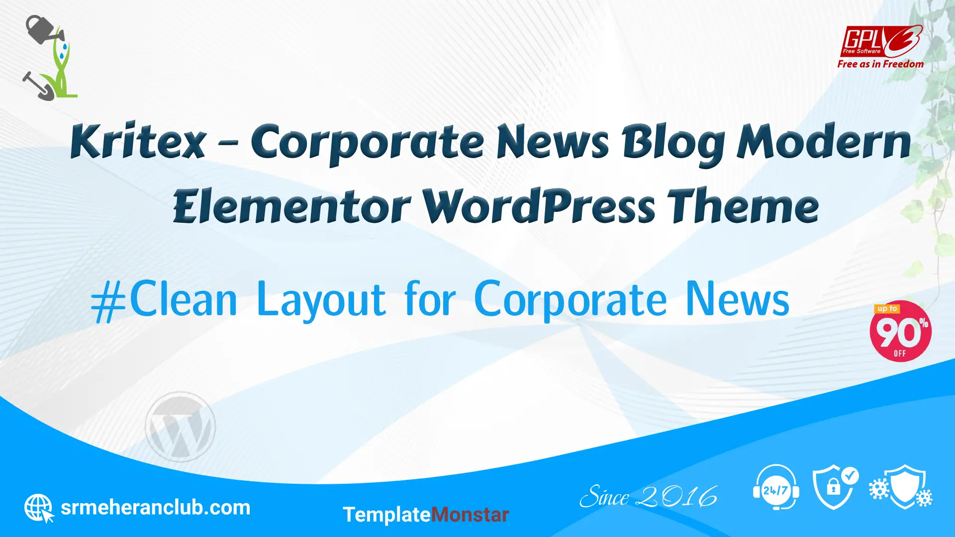 Kritex – Corporate News Blog Modern Elementor WordPress Theme — Theme by Templatemonster