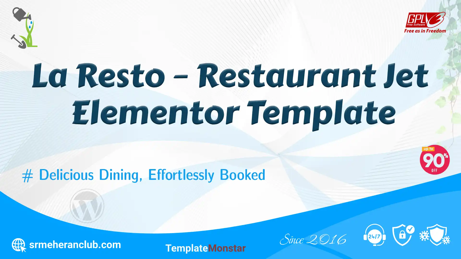 La Resto – Restaurant Jet Elementor Template — Theme by Templatemonster