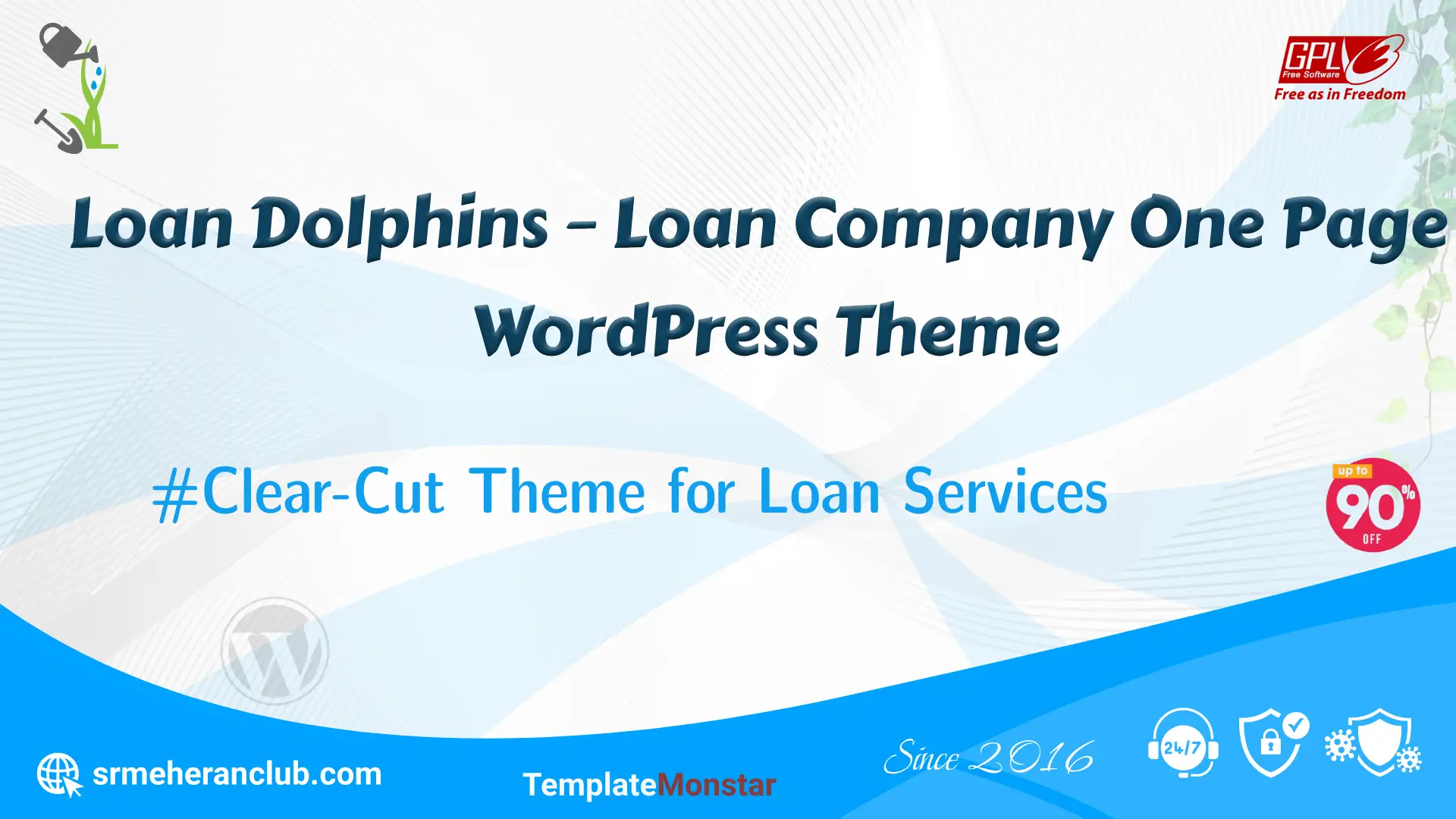 Loan Dolphins – Loan Company One Page WordPress Theme