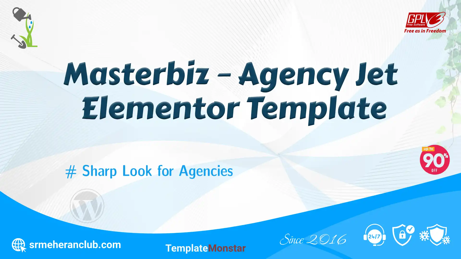 Masterbiz – Agency Jet Elementor Template — Theme by Templatemonster
