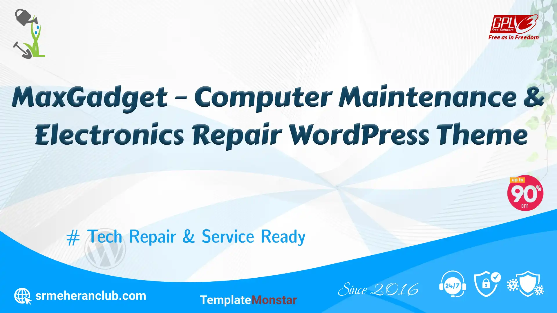 MaxGadget – Computer Maintenance & Electronics Repair WordPress Theme — Theme by Templatemonster