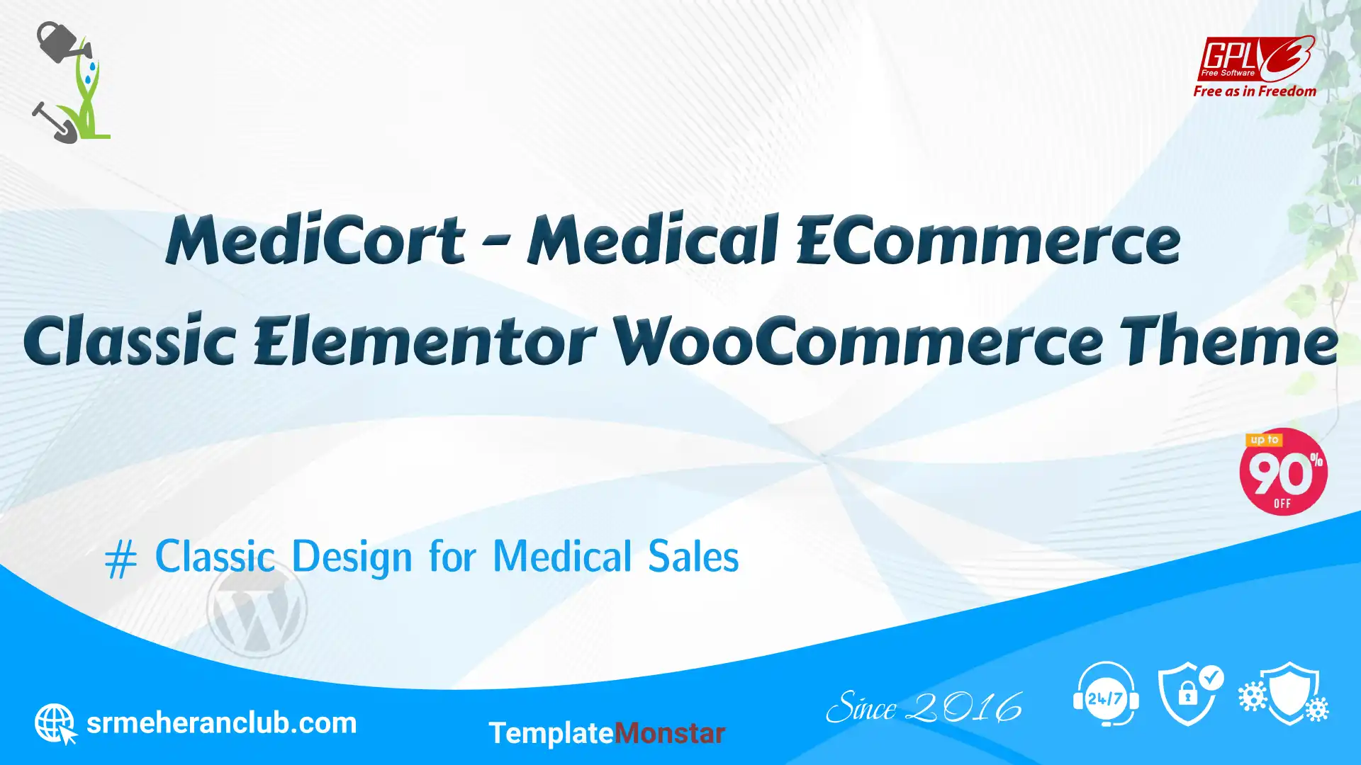 MediCort – Medical ECommerce Classic Elementor WooCommerce Theme — Theme by Templatemonster