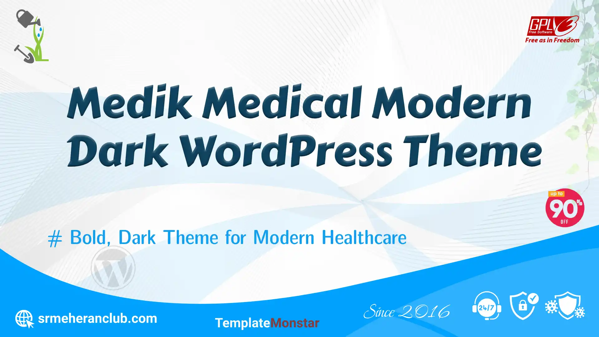 Medik Medical Modern Dark WordPress Theme — Theme by Templatemonster
