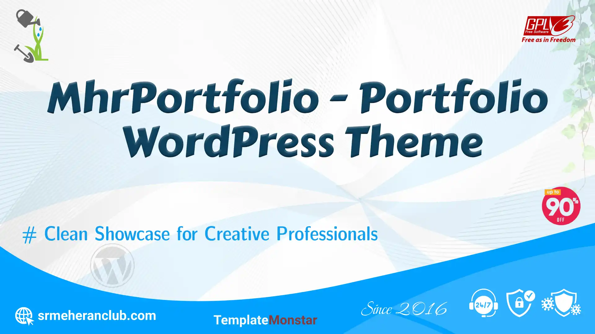 MhrPortfolio – Portfolio WordPress Theme — Theme by Templatemonster