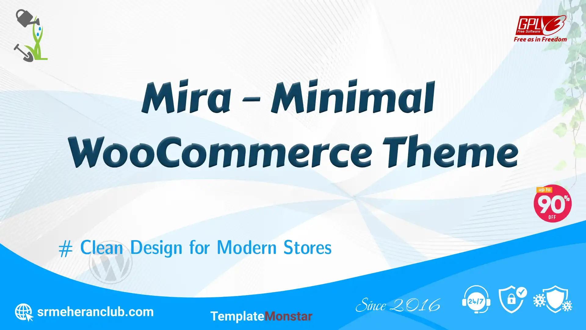 Mira – Minimal WooCommerce Theme — Theme by Templatemonster