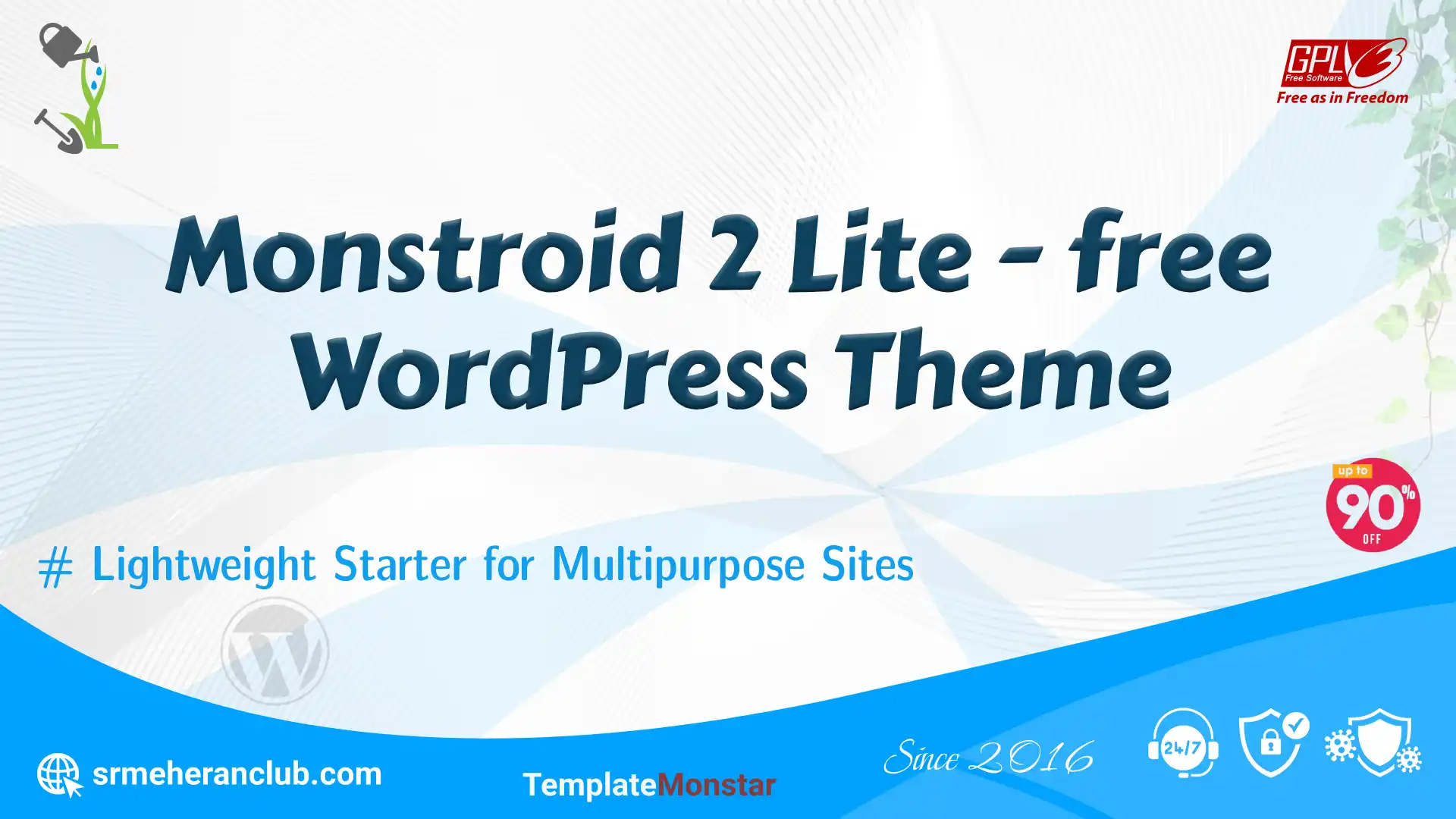 Monstroid 2 Lite – free WordPress Theme — Theme by Templatemonster