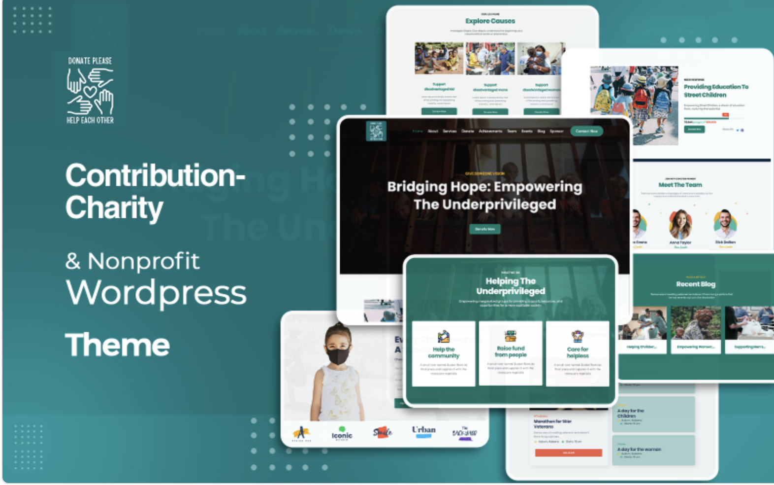 Contribution-Charity and Nonprofit donation wordpress theme WordPress Theme