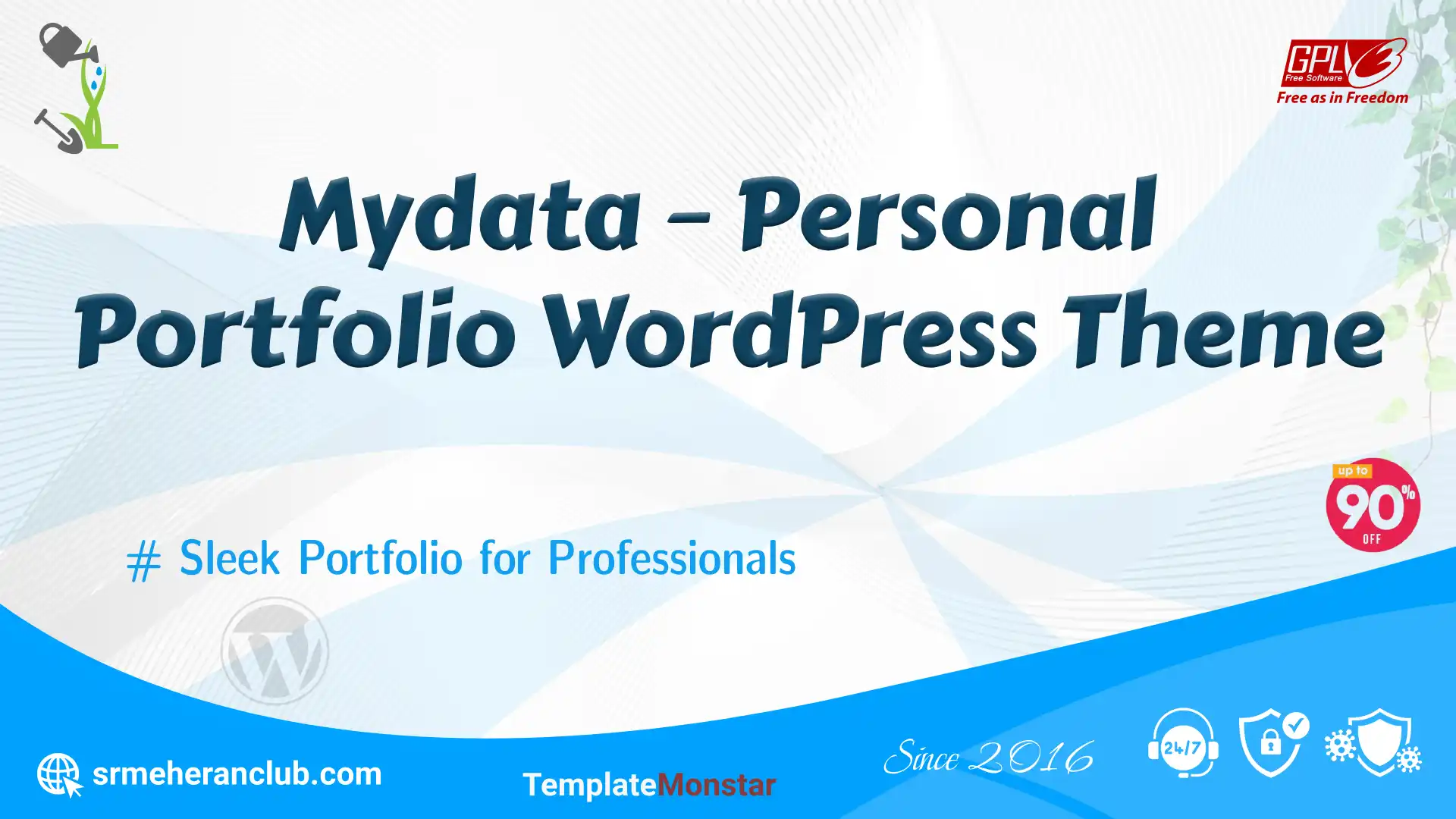 Mydata – Personal Portfolio WordPress Theme — Theme by Templatemonster