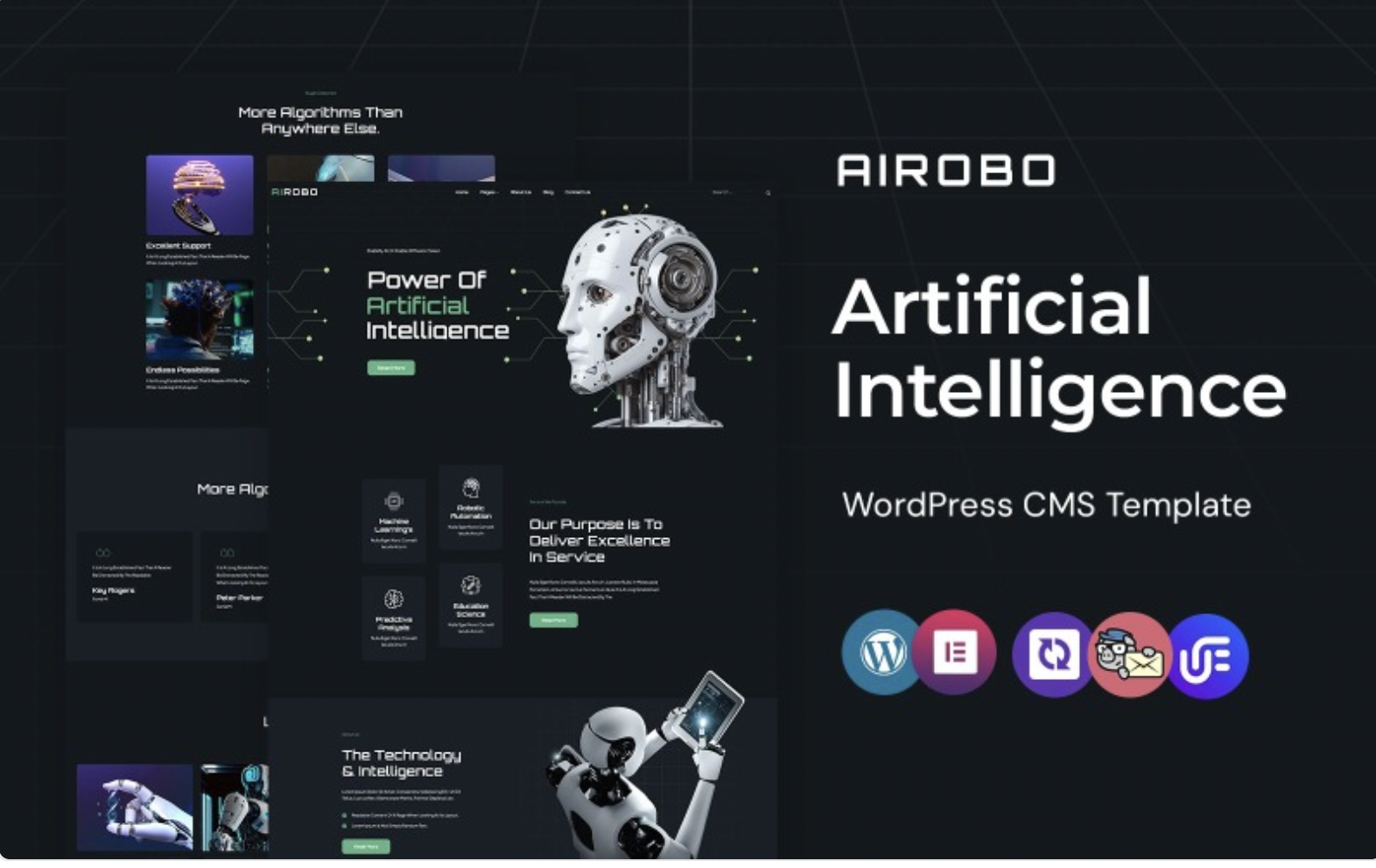 Airobo -Artificial Intelligence And Technology WordPress Elementor Theme WordPress Theme