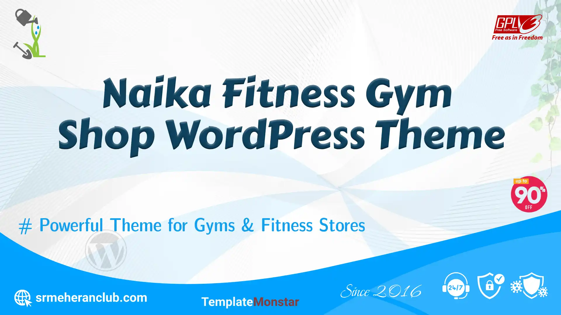 Naika Fitness Gym Shop WordPress Theme — Theme by Templatemonster