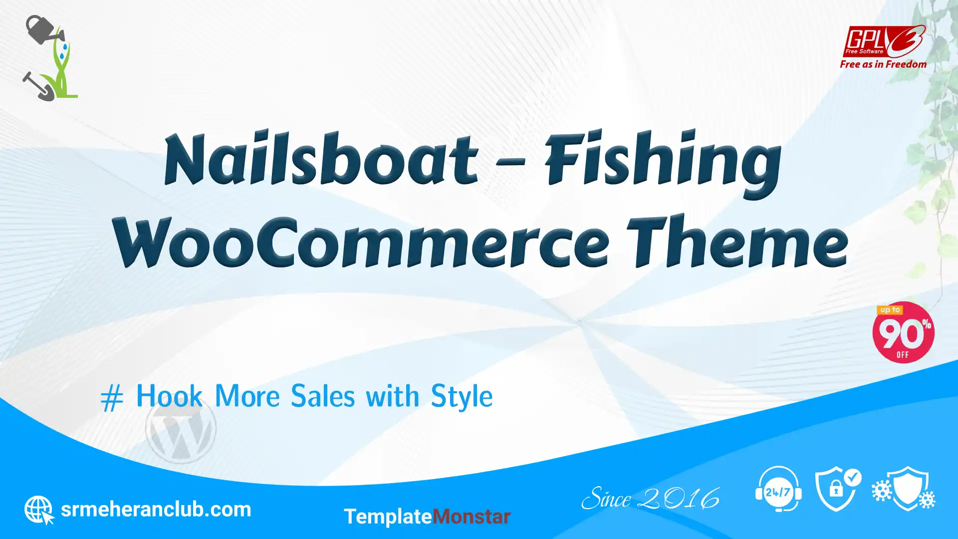 Nailsboat – Fishing WooCommerce Theme — Theme by Templatemonster