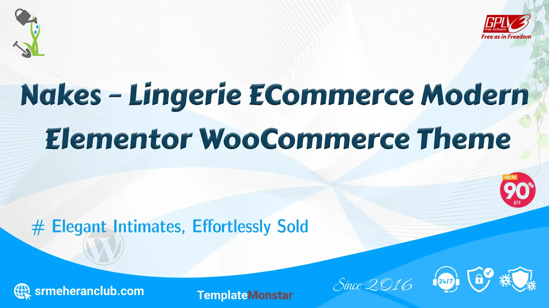 Nakes – Lingerie ECommerce Modern Elementor WooCommerce Theme — Theme by Templatemonster