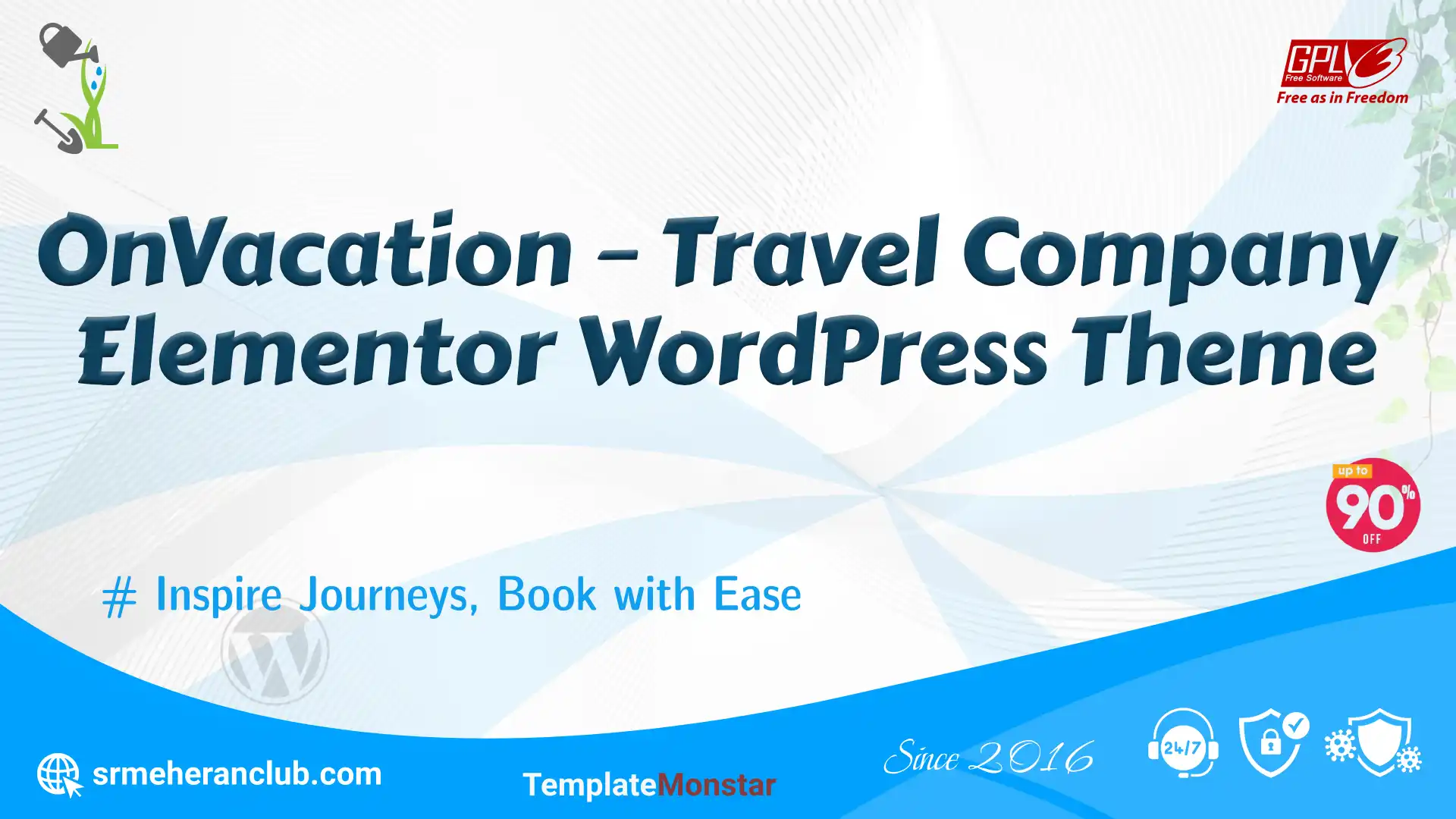 OnVacation – Travel Company Elementor WordPress Theme — Theme by Templatemonster