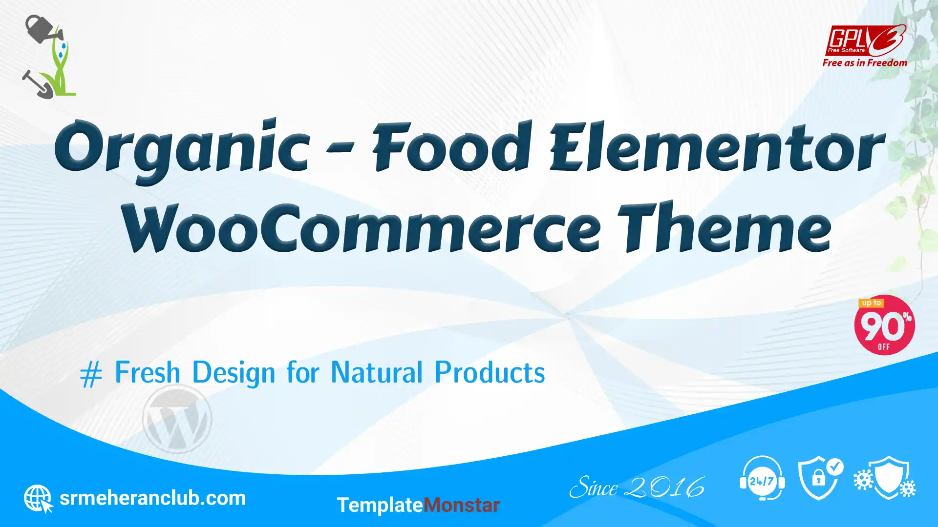 Organic – Food Elementor WooCommerce Theme — Theme by Templatemonster