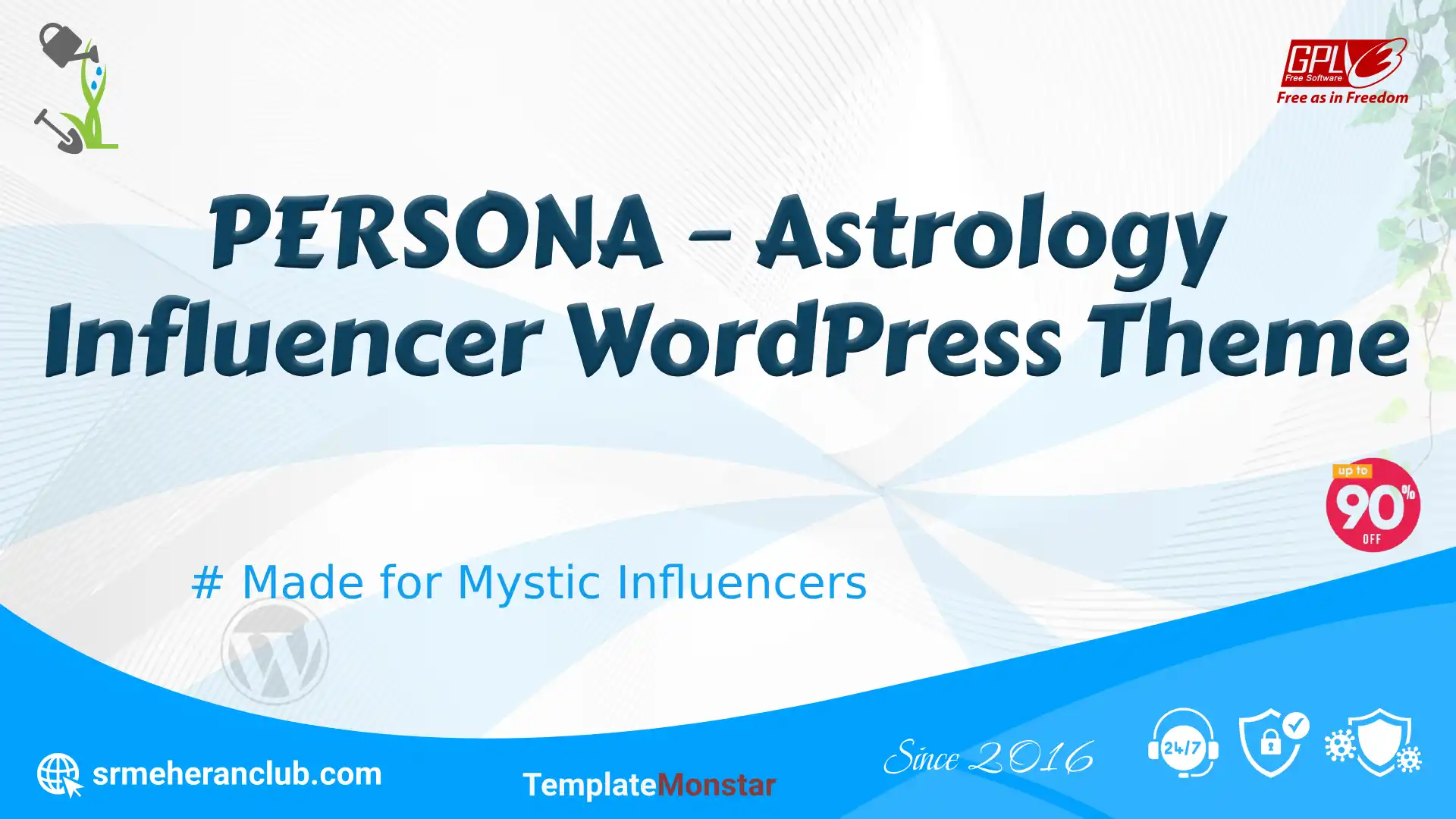 PERSONA – Astrology Influencer WordPress Theme — Theme by Templatemonster