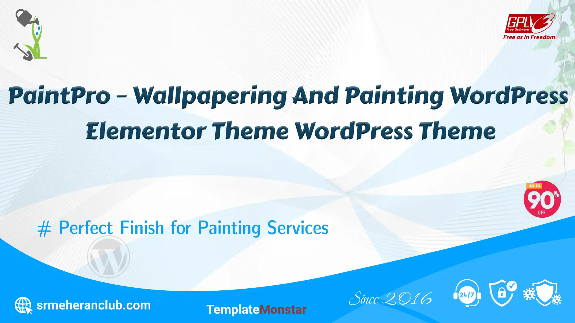 PaintPro – Wallpapering And Painting WordPress Elementor Theme WordPress Theme — Theme by Templatemonster