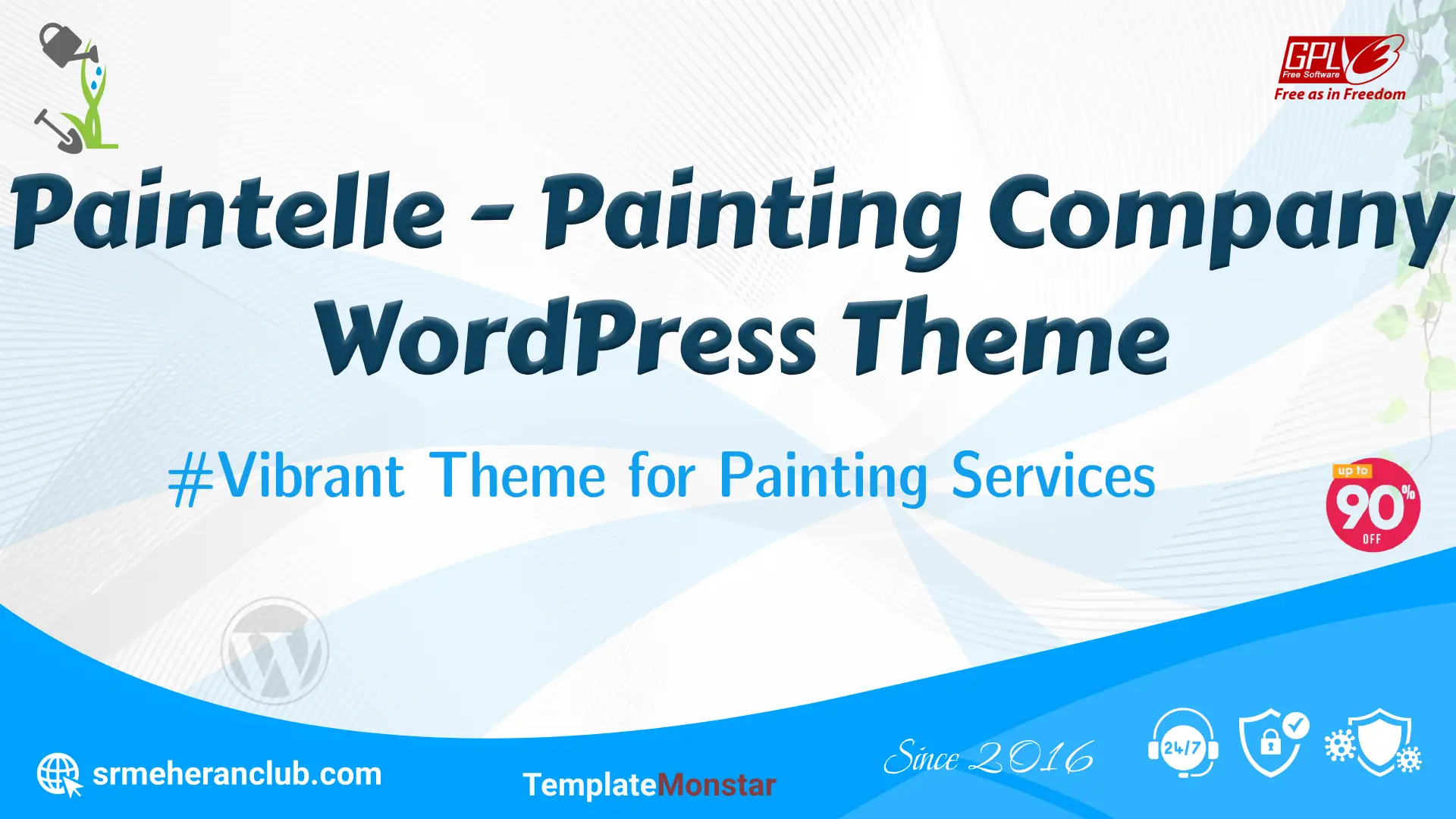 Paintelle – Painting Company WordPress Theme — Theme by Templatemonster