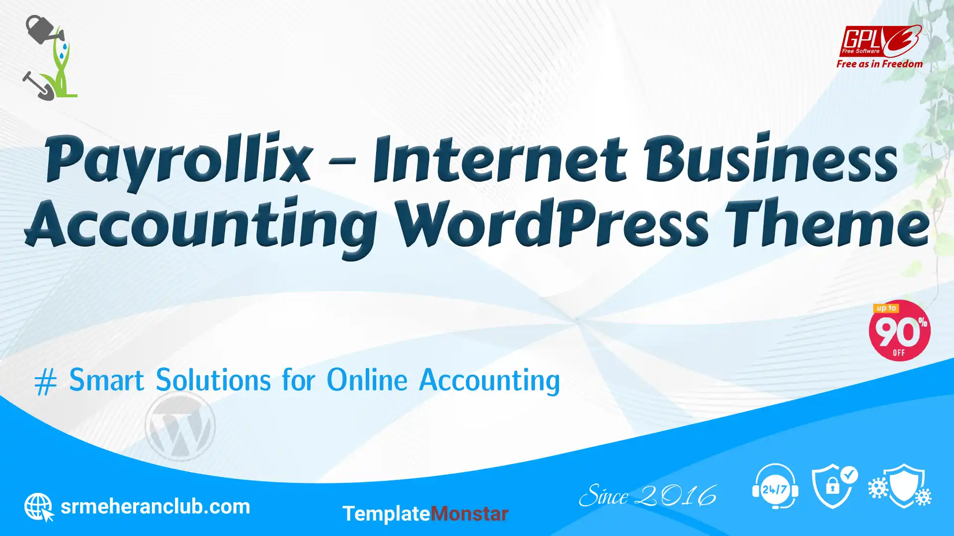 Payrollix – Internet Business Accounting WordPress Theme — Theme by Templatemonster