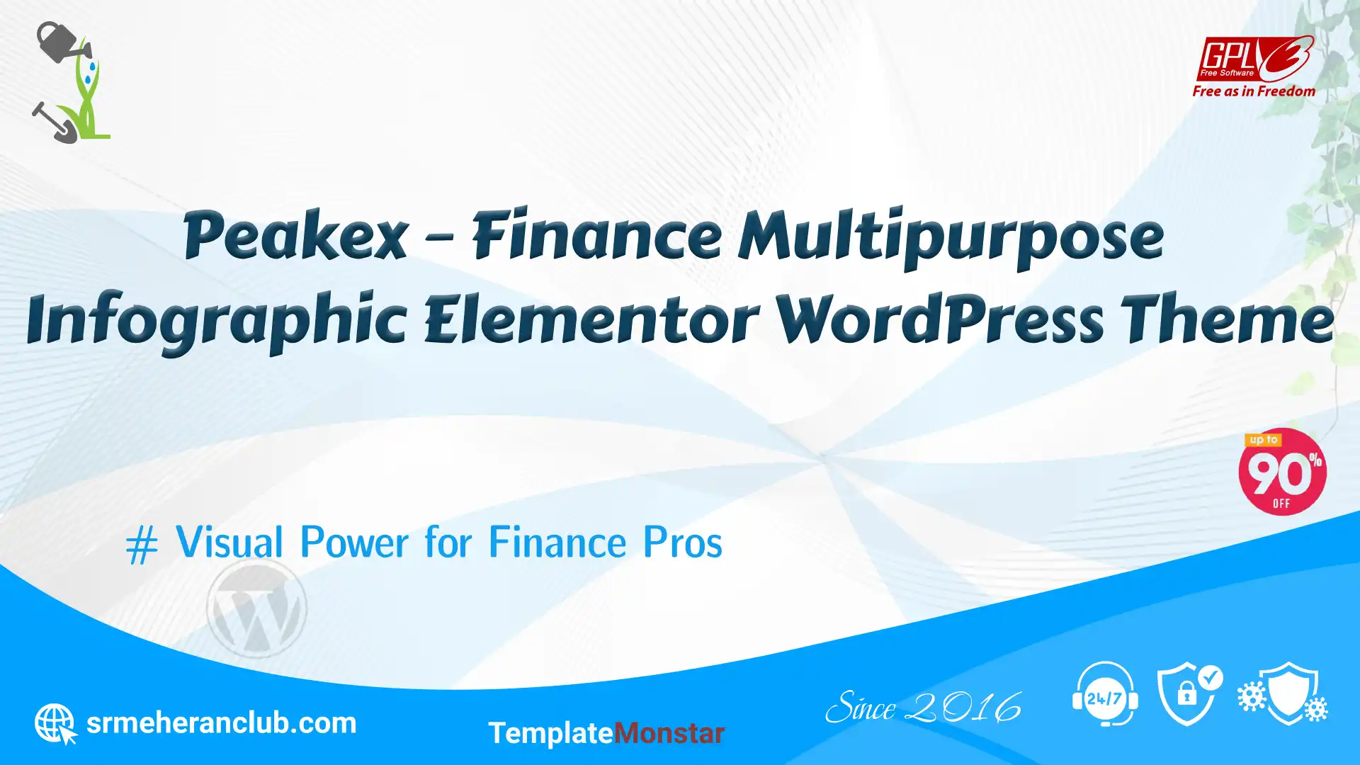 Peakex – Finance Multipurpose Infographic Elementor WordPress Theme — Theme by Templatemonster