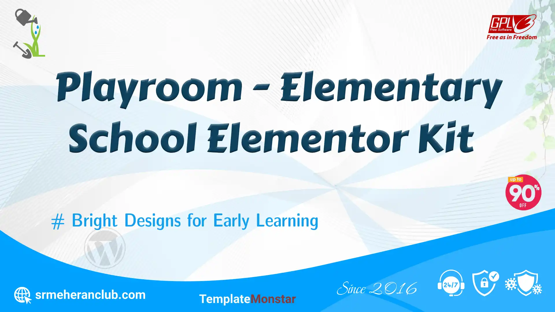 Playroom – Elementary School Elementor Kit — Theme by Templatemonster